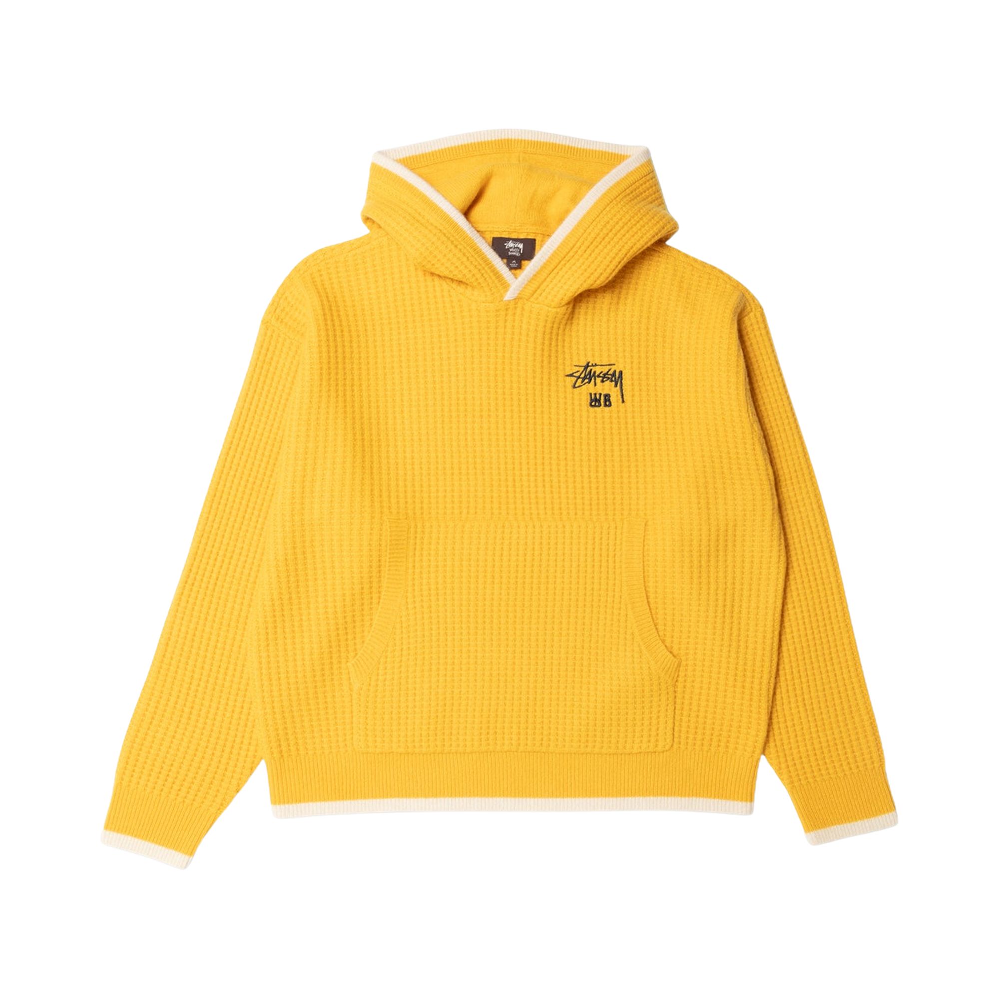 Pre-owned Stussy X Wales Bonner Cashmere Hoodie 'yellow' | Men's Size M