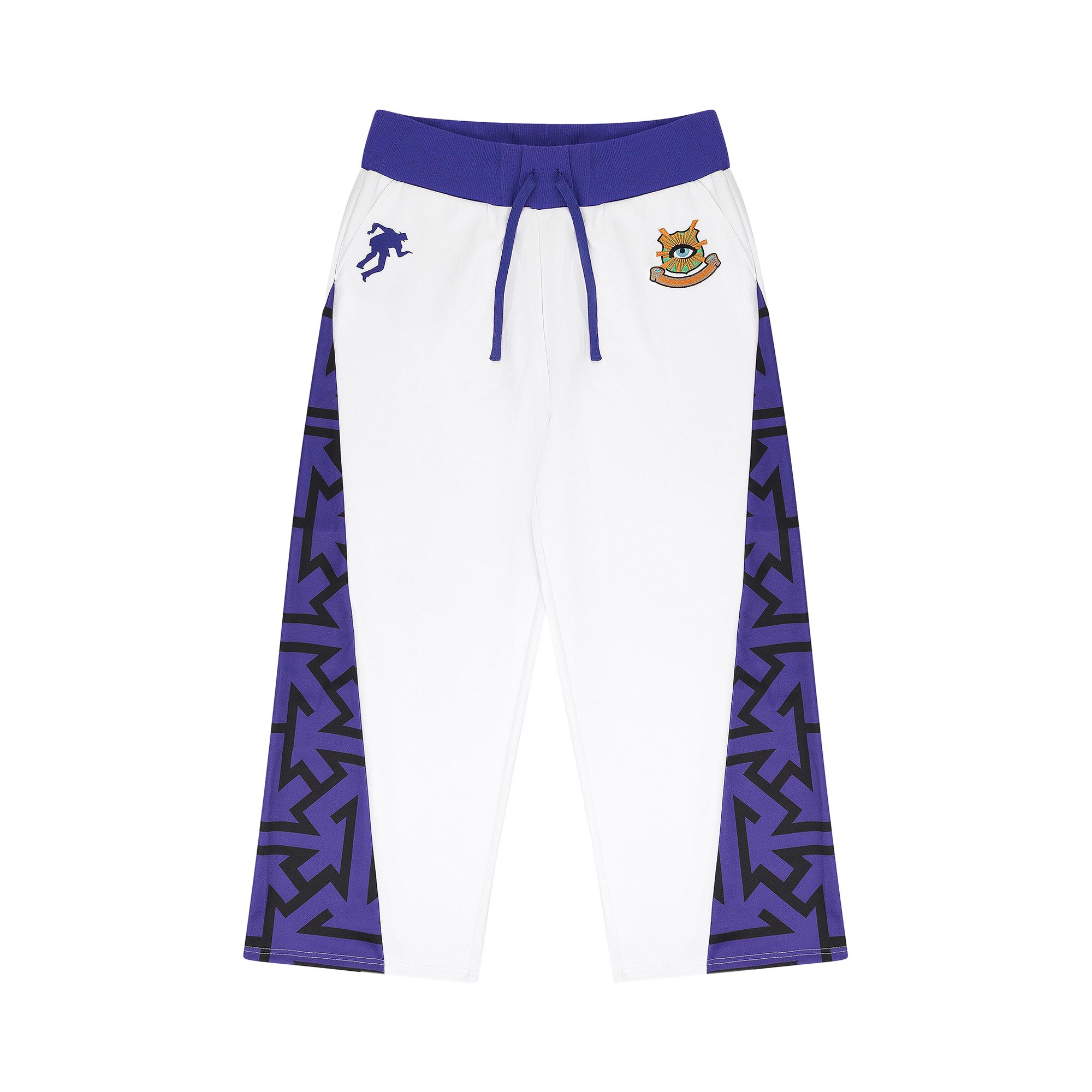 Pre-owned House Of Errors Bagitol Track Pants 'white/purple' | Men's Size Xxl