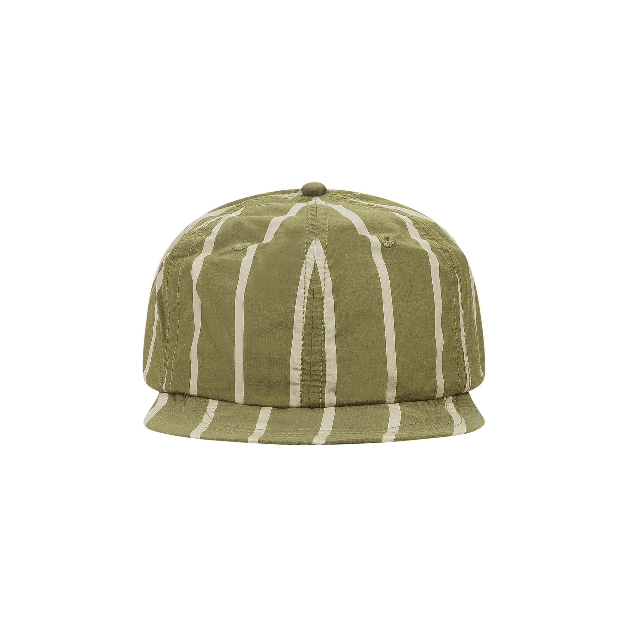 Pre-owned Aimé Leon Dore Striped Crusher Hat 'green/white' | Men's Size Onesize