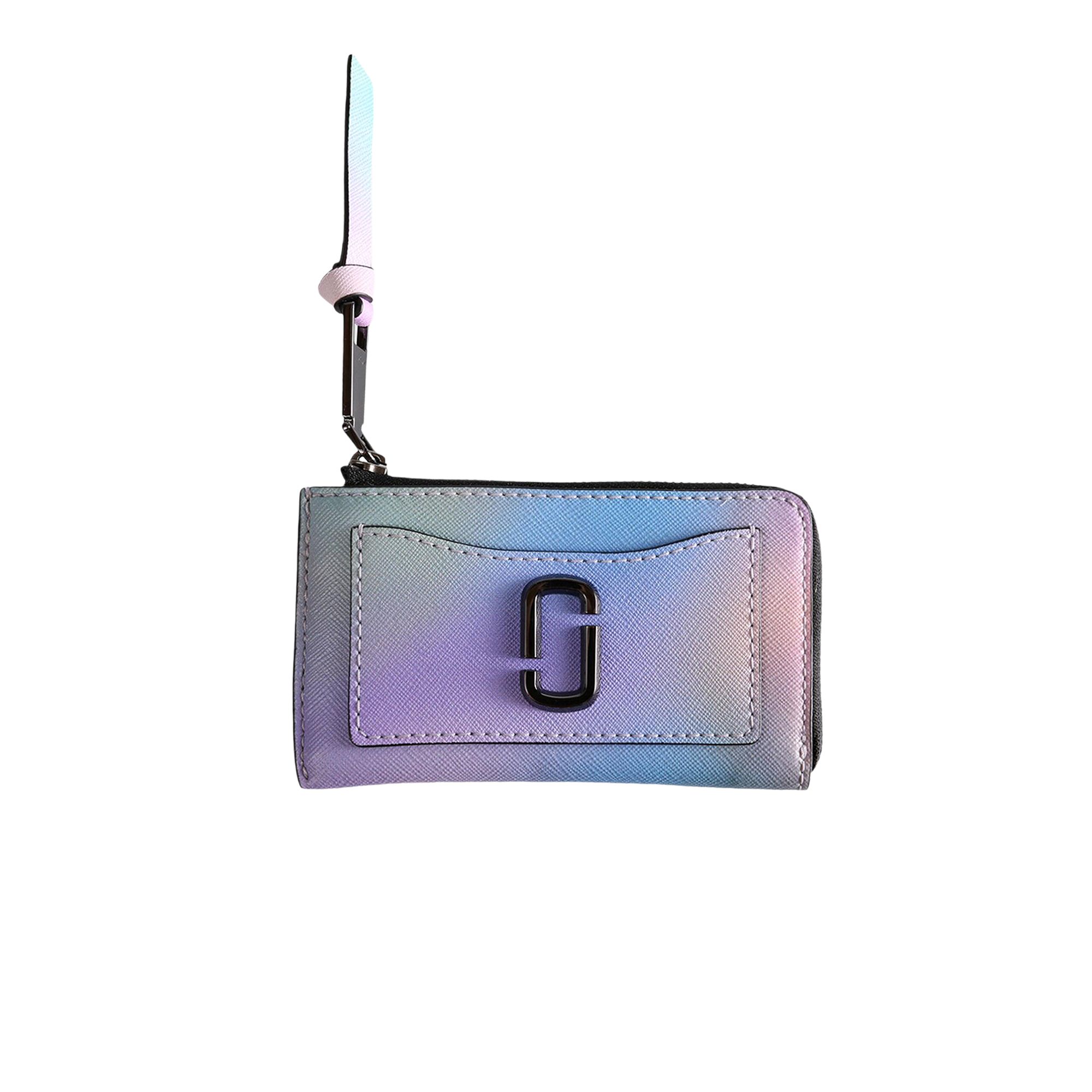 Pre-owned Marc Jacobs The Top Zip Multi Wallet 'blue Multicolor' | Women's Size Onesize
