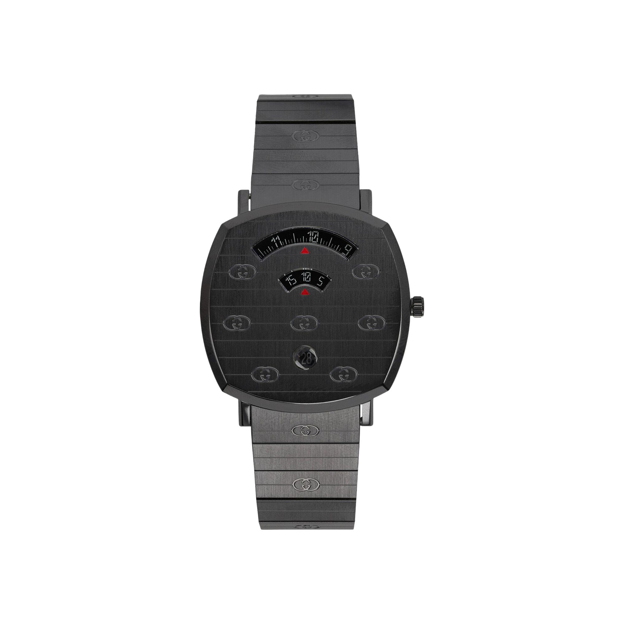 Pre-owned Gucci Grip Bracelet Watch 'black' | Men's Size Onesize