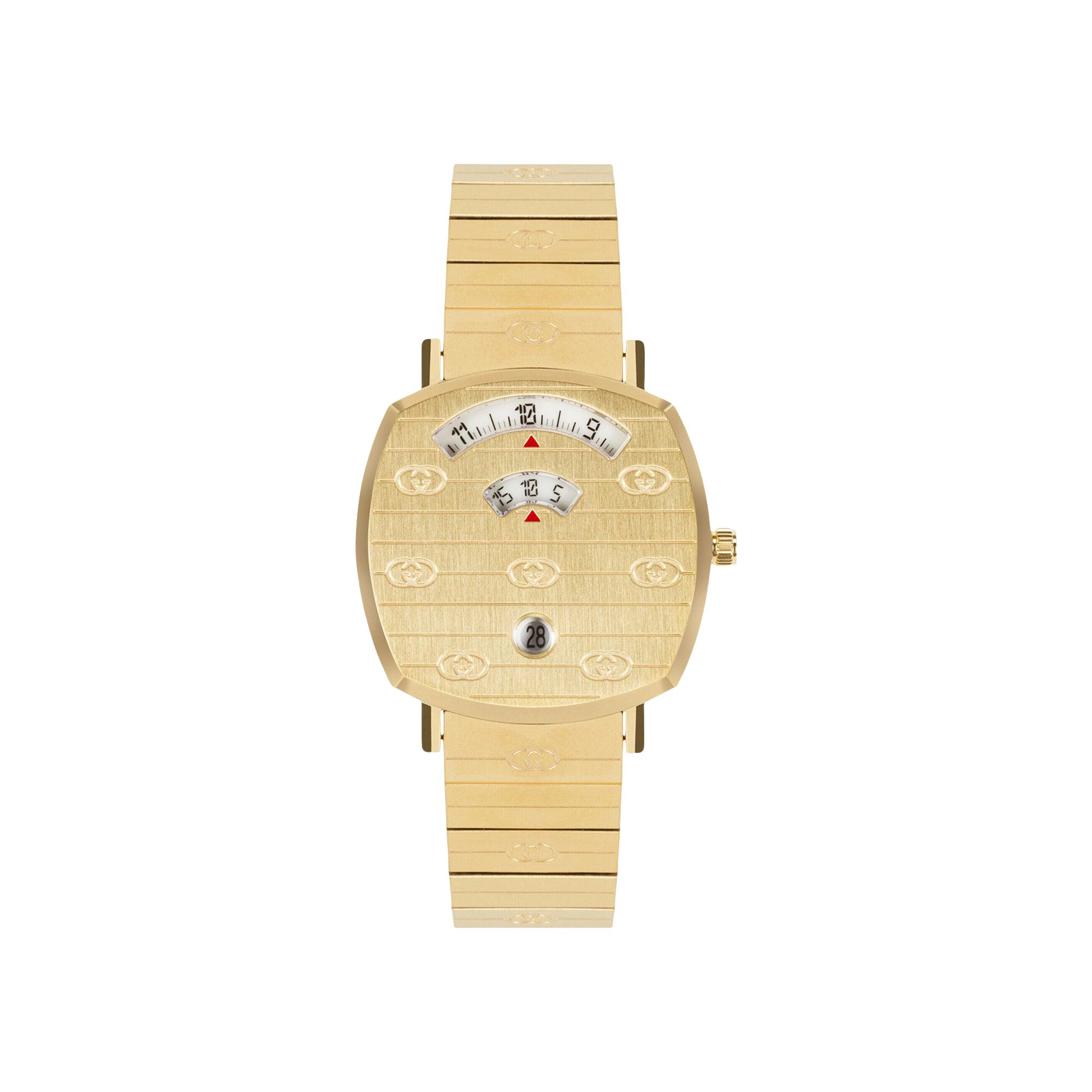 Pre-owned Gucci Grip Bracelet Watch 'gold' | Men's Size Onesize