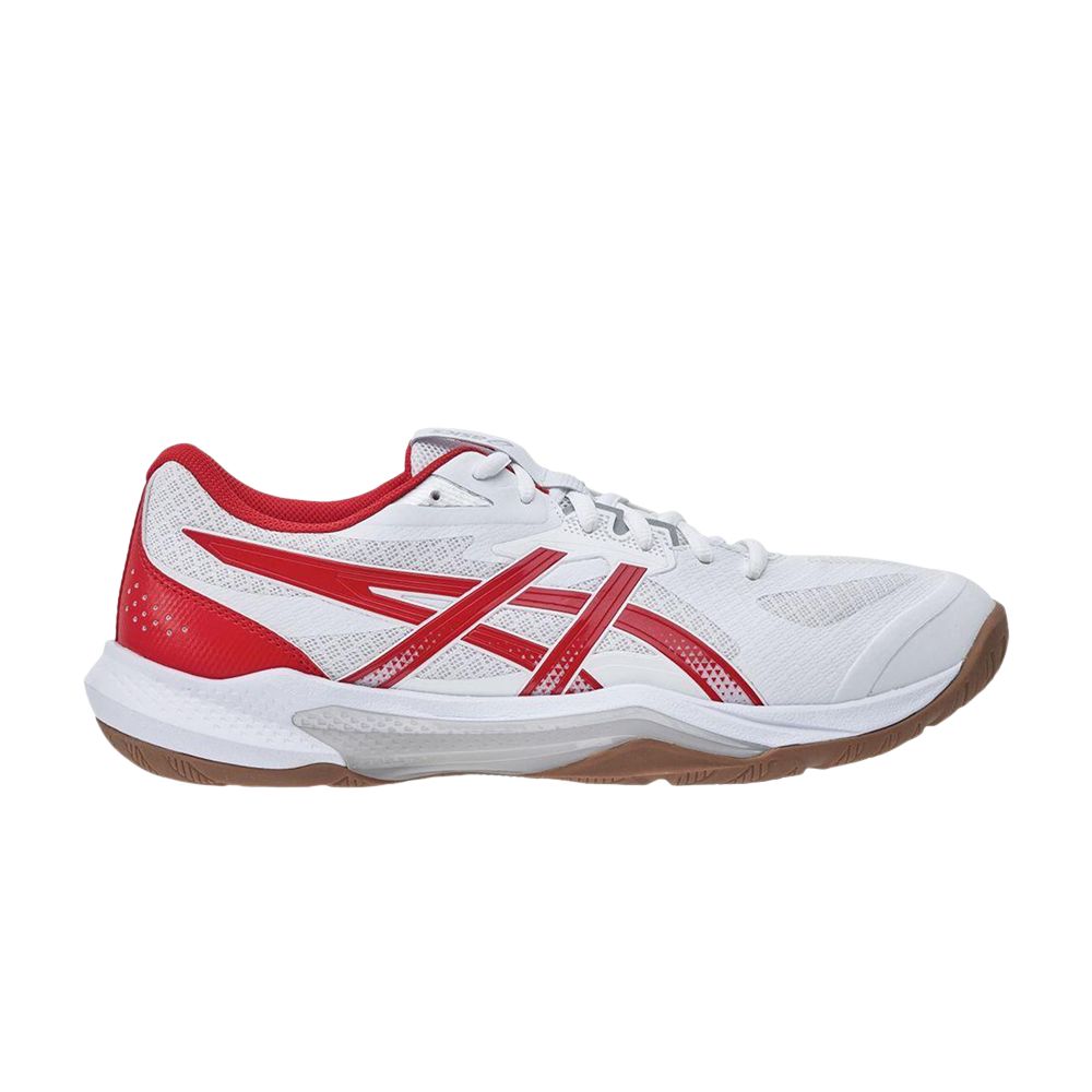 Asics Gel Tactic 13 Wide 'White Fiery Red' | Men's Size 9.5 - 1073A084-101
