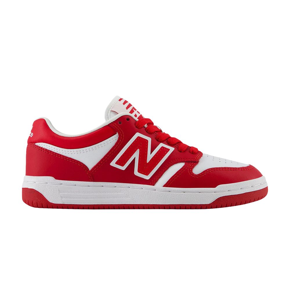 New Balance 480 Big Kid 'Red White' | Kid's Size 6 - GSB480HR