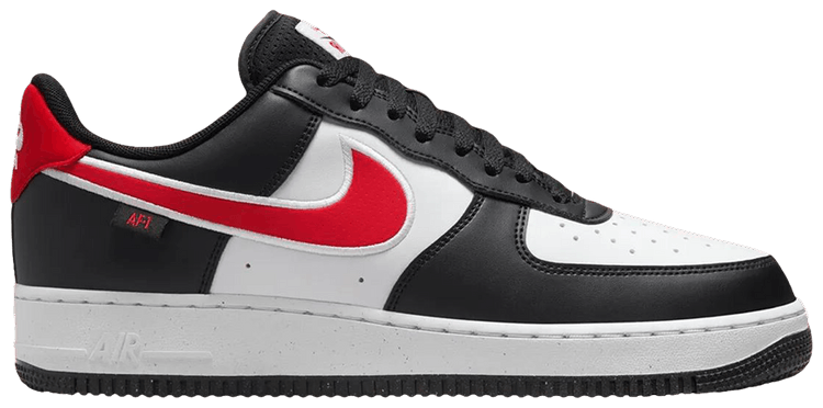 Nike Air Force 1 07 Next Nature Black White University Red