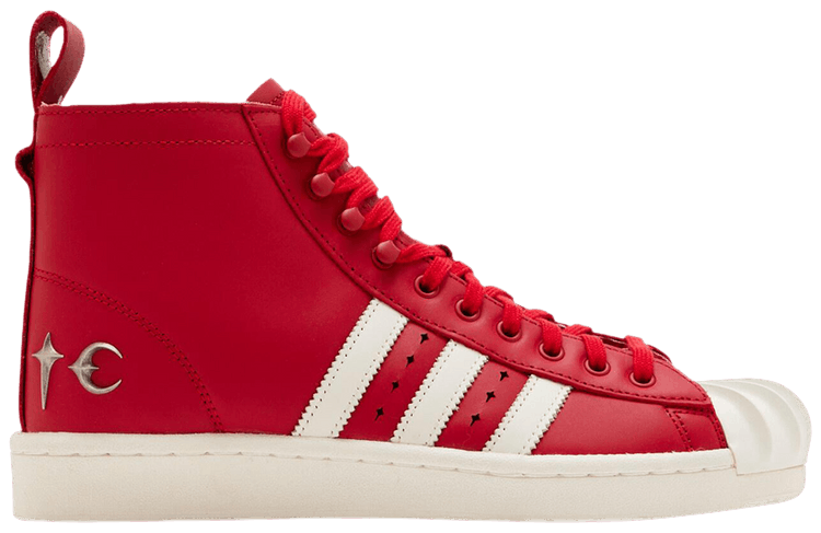 Thug Club x adidas Superstar Boot Red White