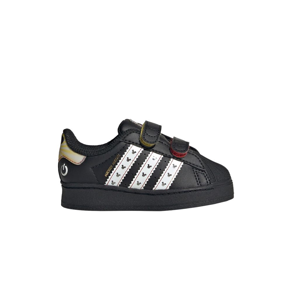 Adidas Disney x Superstar LED Lights Comfort Closure I 'Core Black Cloud White' | Infant Size 6.5 - JQ2806