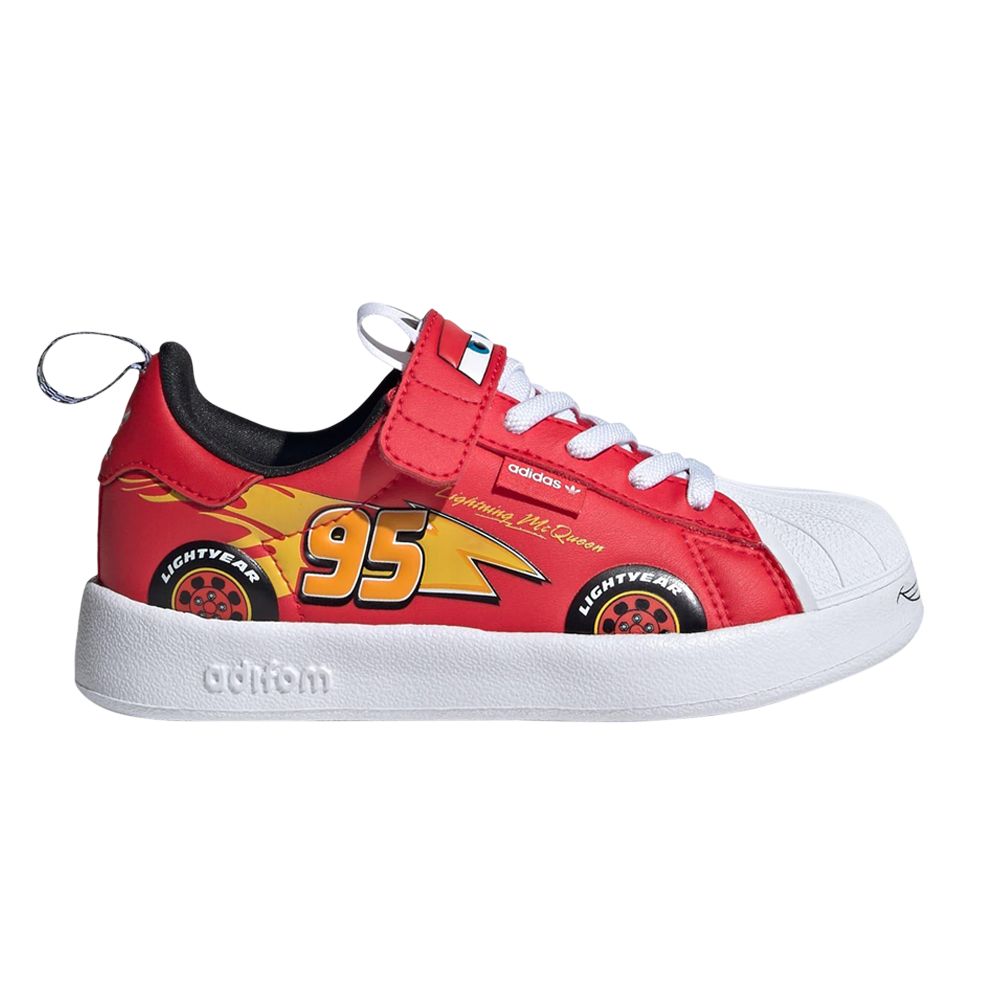 Pre-owned Adidas Originals Adidas Adidas Cars X Adifom Superstar 360 K 'lightning Mcqueen' | Red | Kid's Size 13