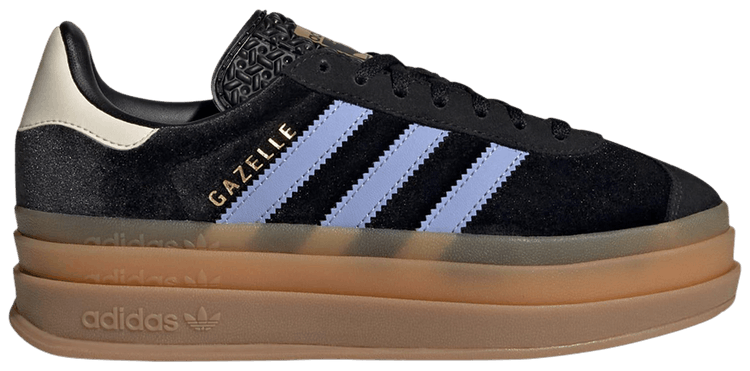 adidas gazelle silver green womens adidas Gazelle Indoor 'Core Black / Blue' main image 1