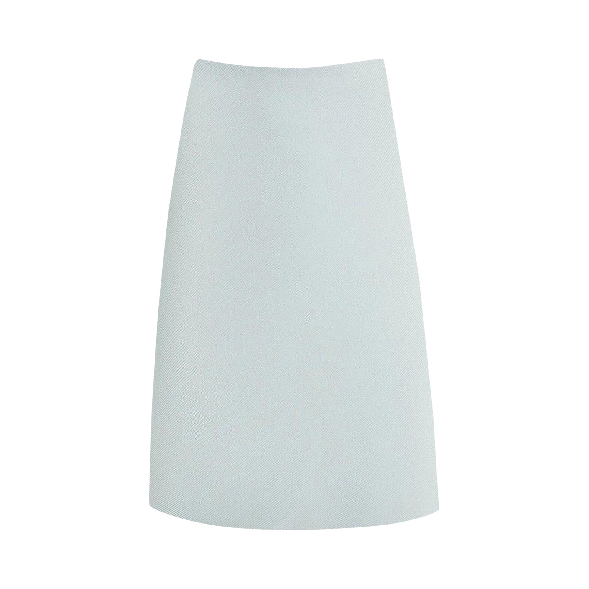 Pre-owned Miu Miu Silk Mid-length Skirt 'astro' | Black | Women's Size 38