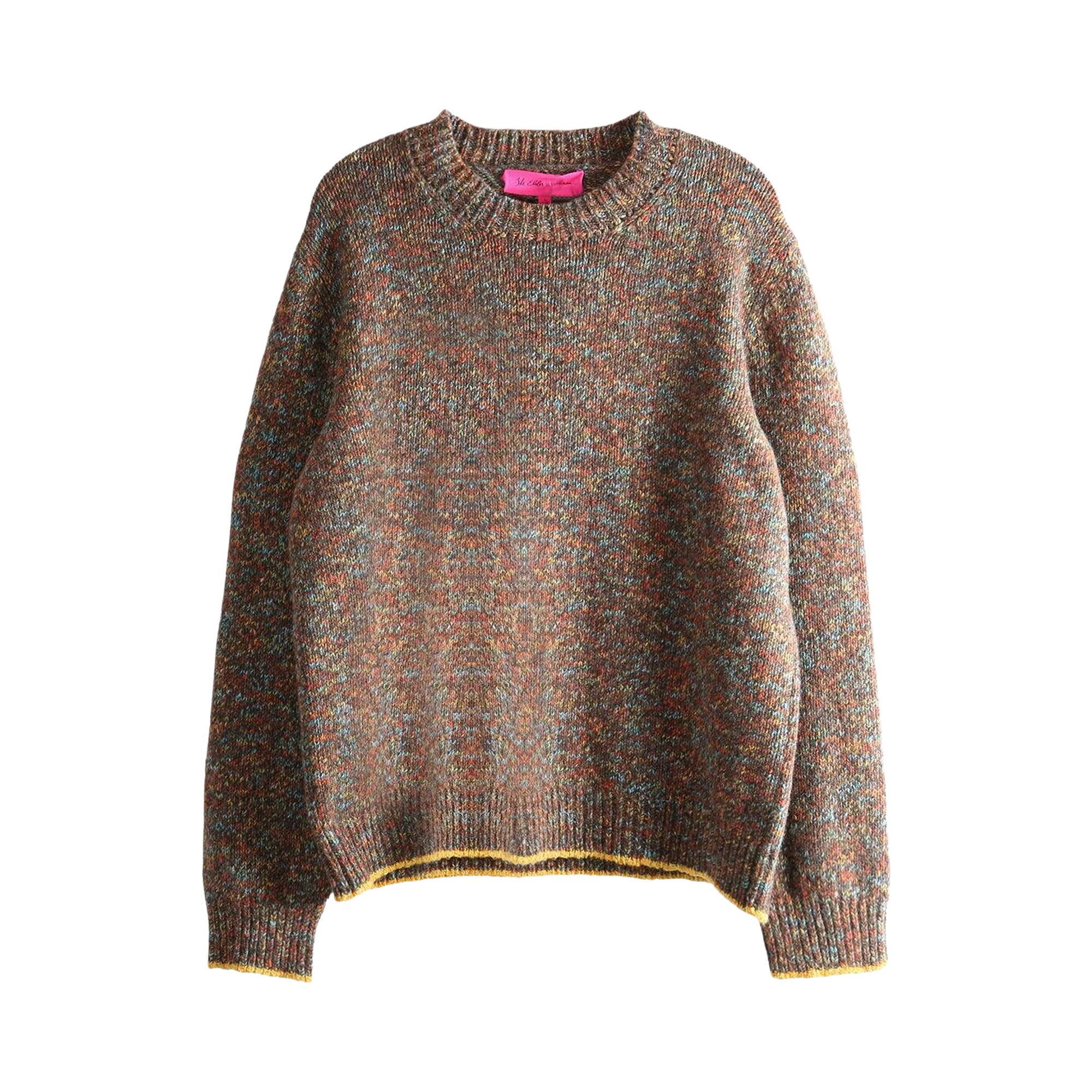 Pre-owned The Elder Statesman Confetti Crew 'confetti Multicolor' | Multi-color | Men's Size M