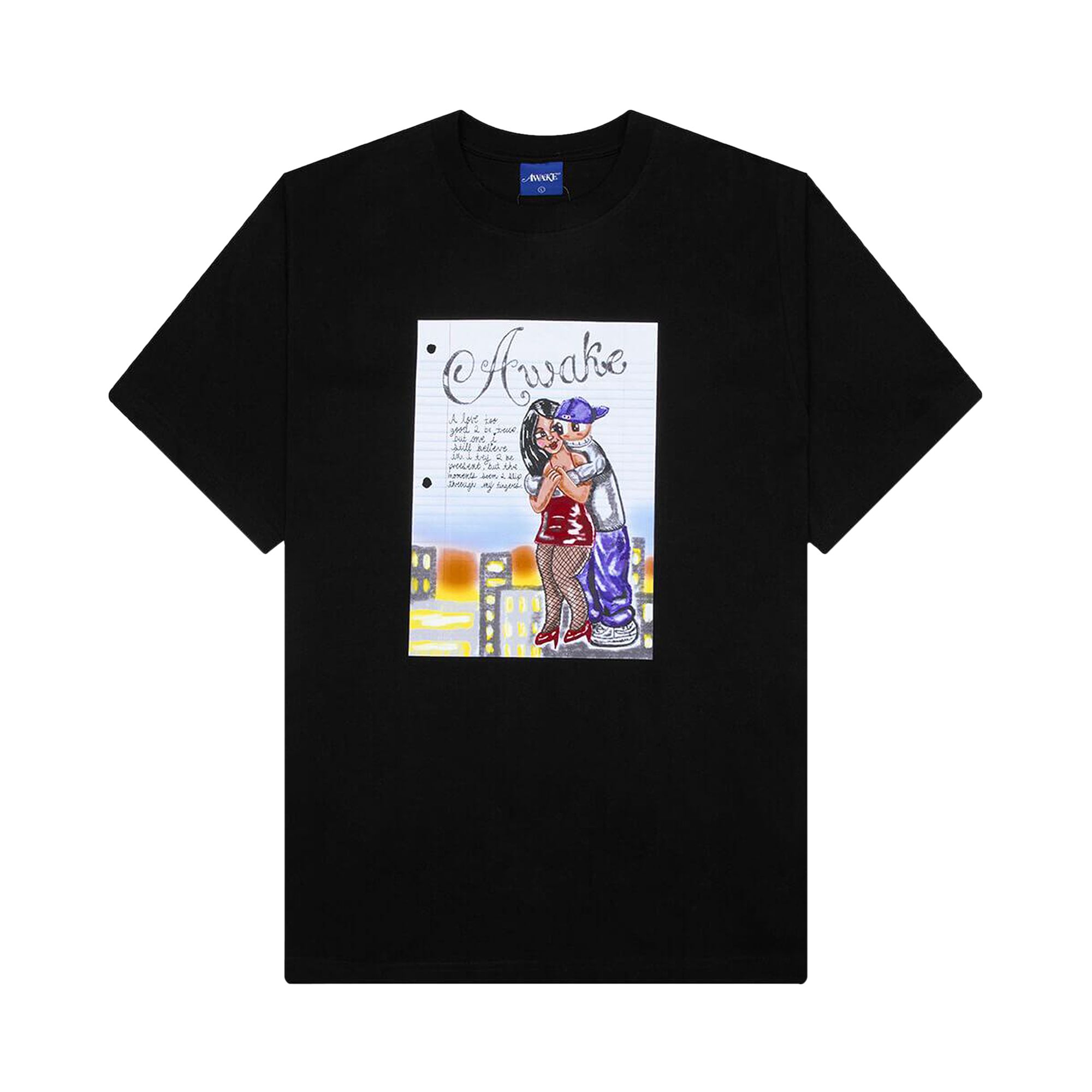 Pre-owned Awake Ny Hug Tee 'black' | Men's Size L