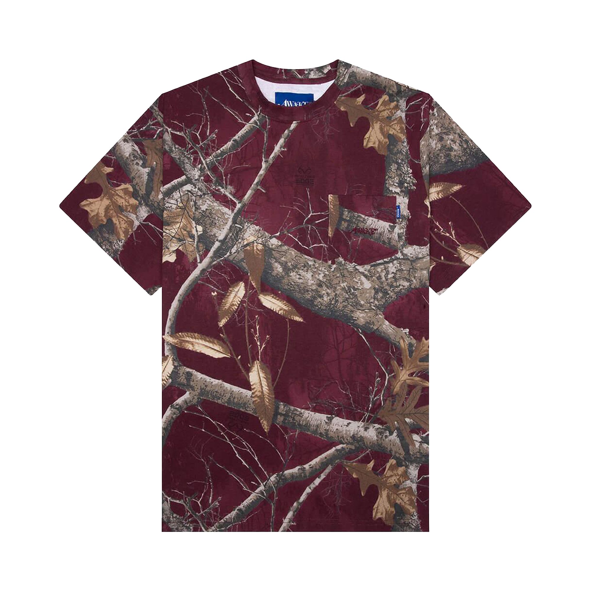 Pre-owned Awake Ny Pocket Tee 'merlot' | Red | Men's Size L