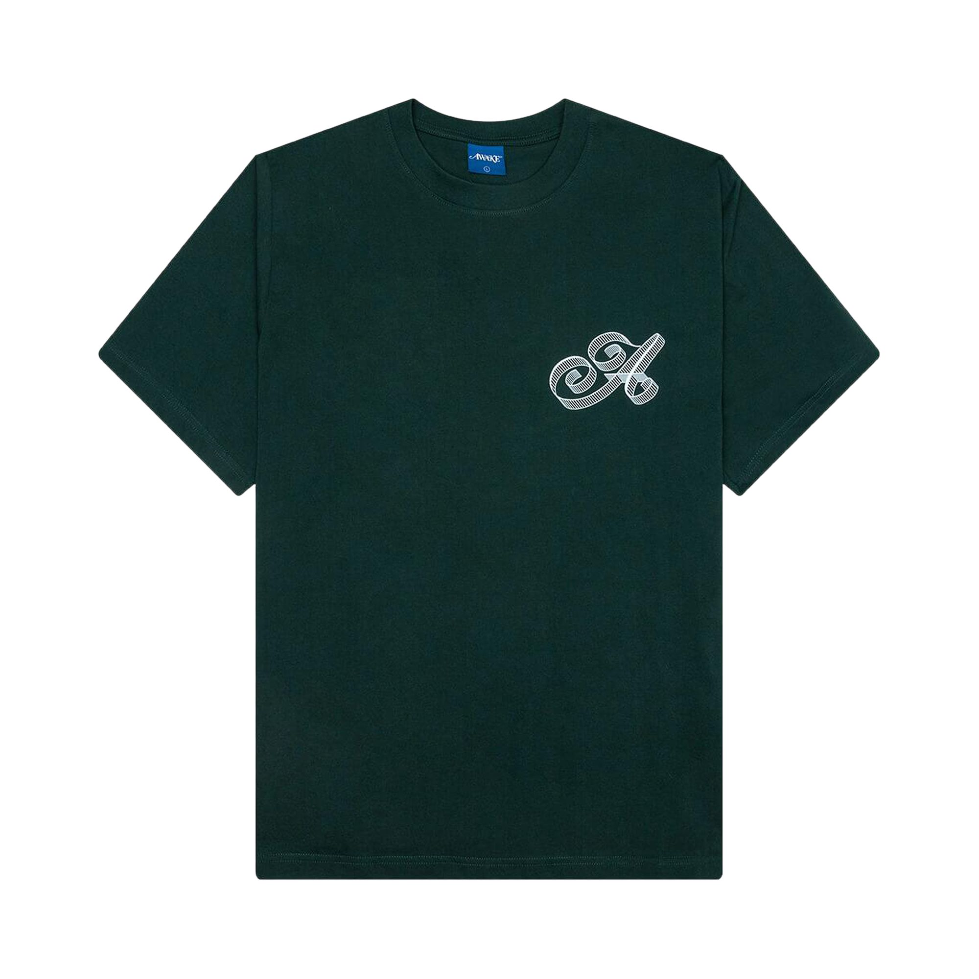 Pre-owned Awake Ny Script Tee 'green' | Men's Size M