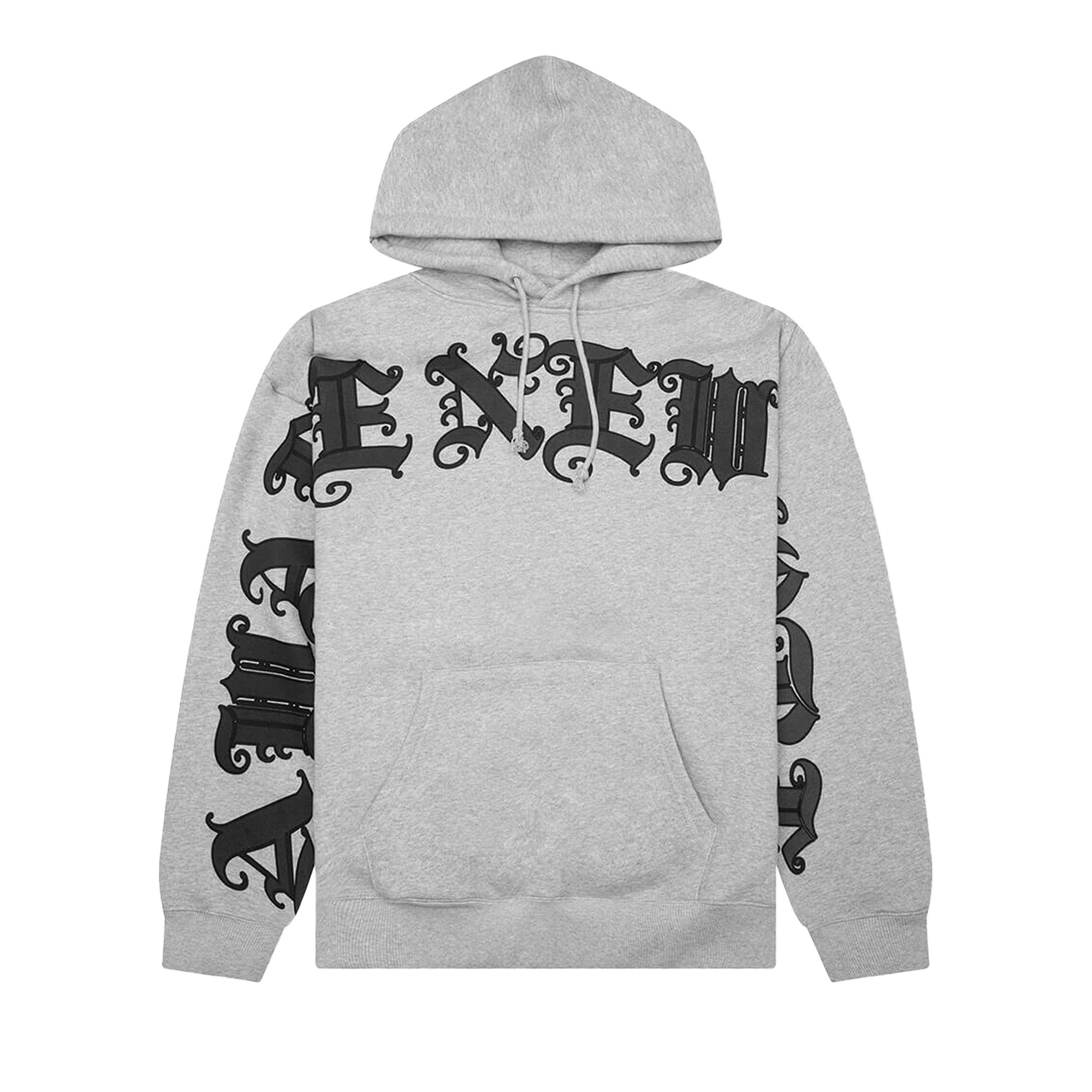 Pre-owned Awake Ny Old English Hoodie 'heather Grey' | Men's Size L In Gray