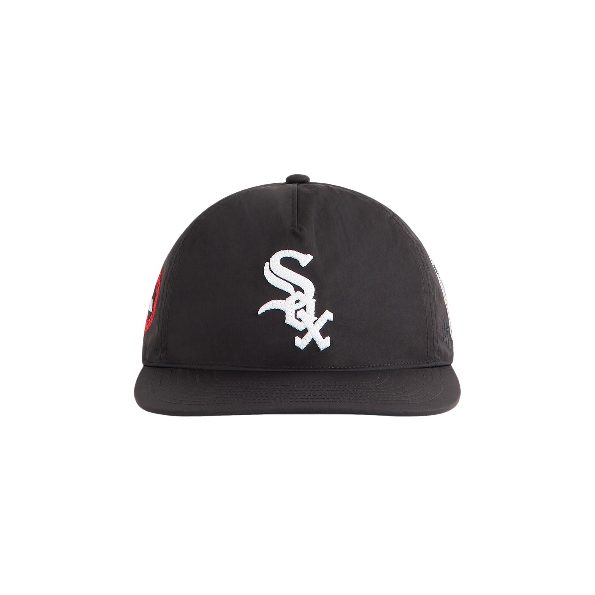 Pre-owned Kith X '47 For The Chicago White Sox Nylon Sl Hitch Snapback 'black' | Men's Size Onesize
