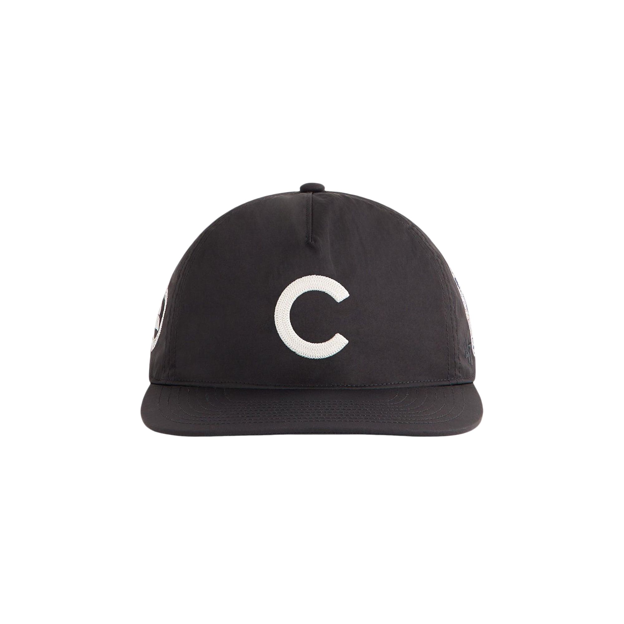 Pre-owned Kith X '47 For The Chicago Cubs Nylon Sl Hitch Snapback 'black' | Men's Size Onesize