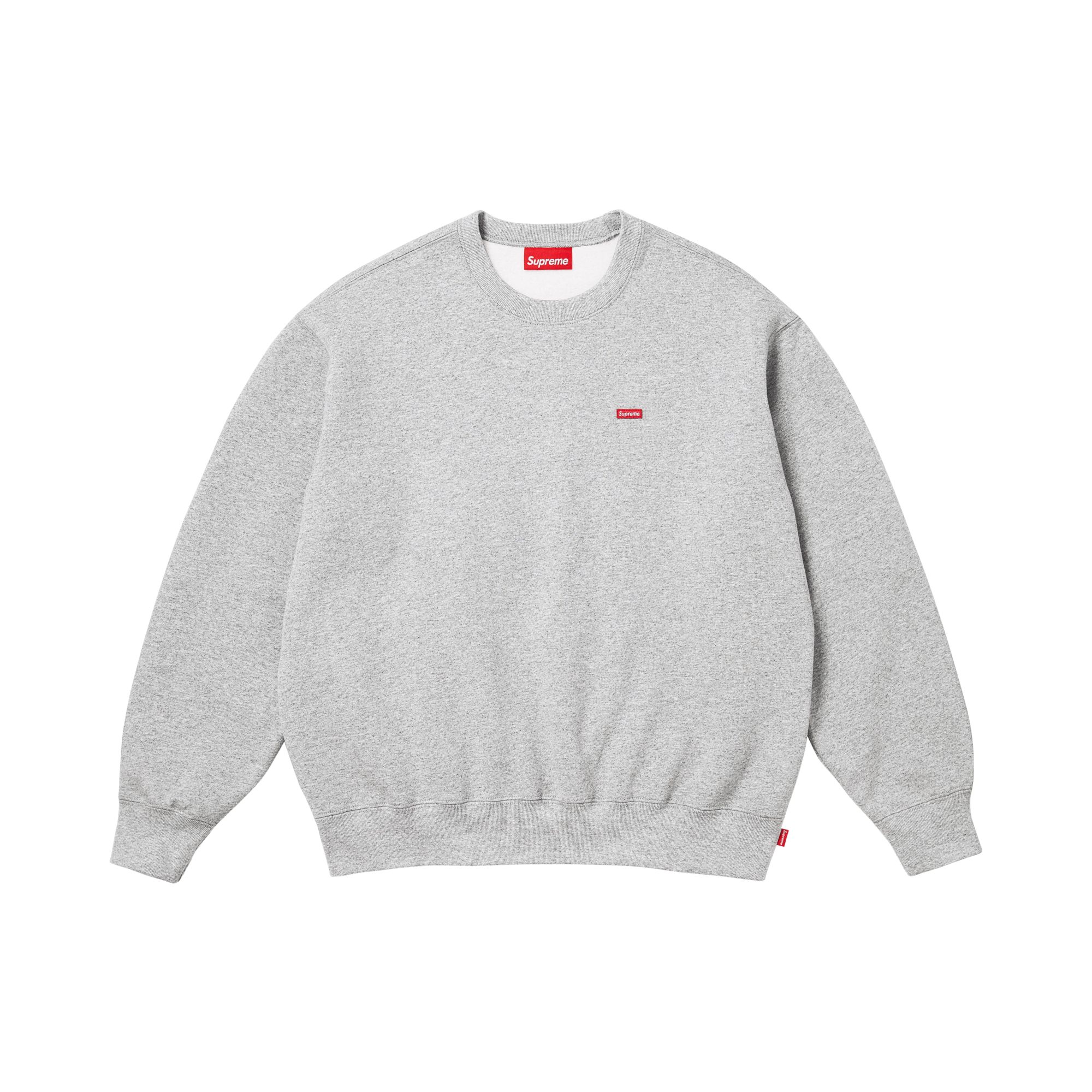 Pre-owned Supreme Small Box Crewneck 'heather Grey' | Men's Size Xl In Gray