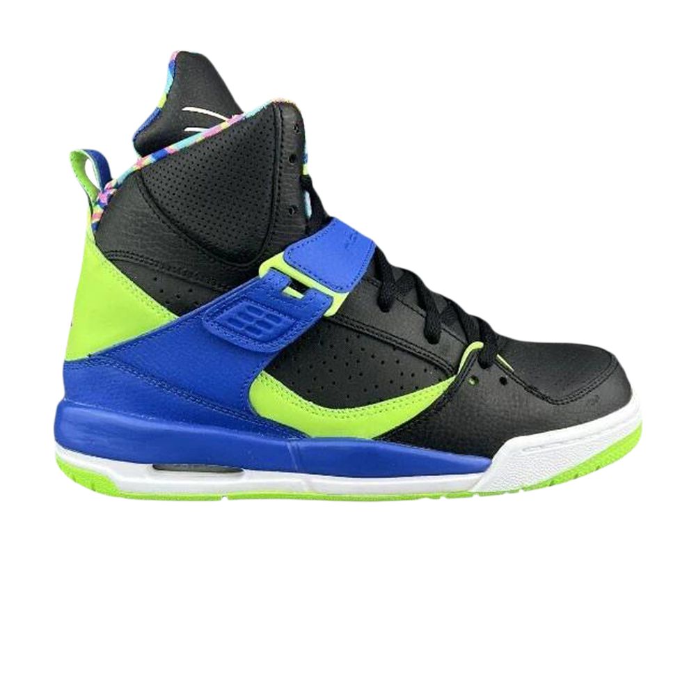 Air Jordan Jordan Flight 45 High GS 'Black Royal Lime' | Kid's Size 6 - 524865-029