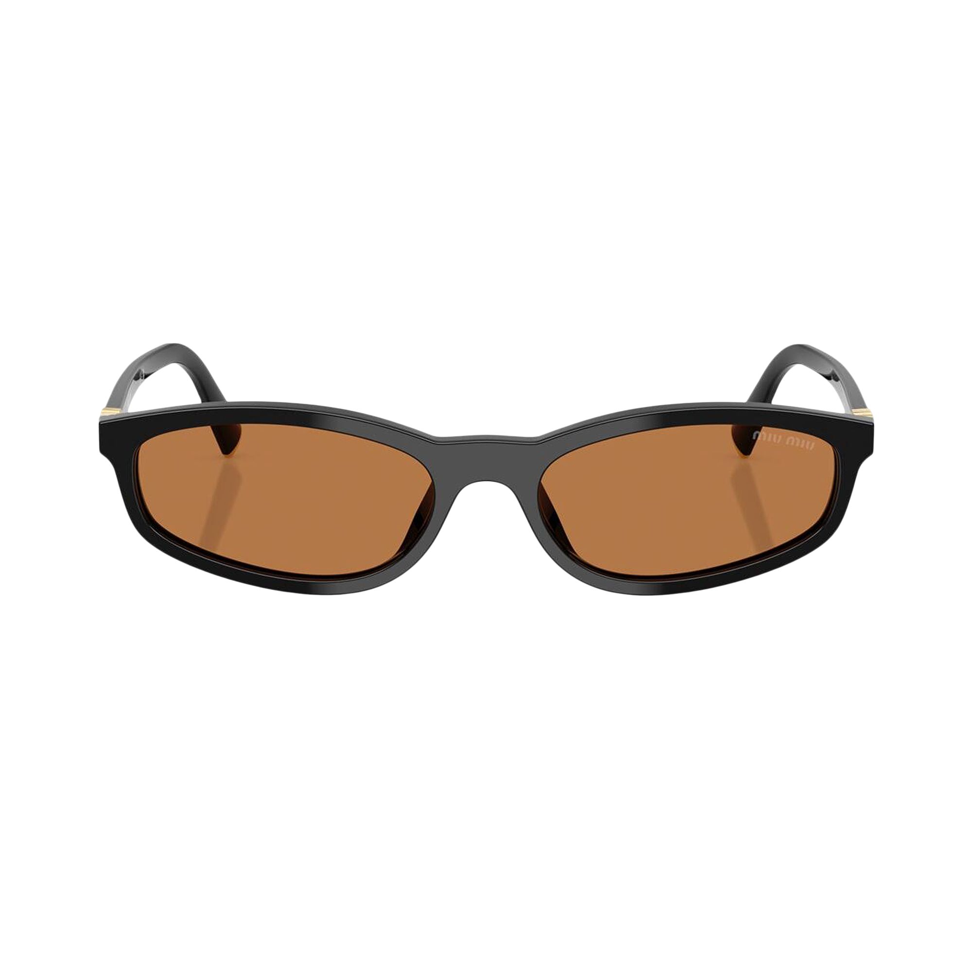 Pre-owned Miu Miu Regard Sunglasses 'black/brown' | Women's Size Onesize