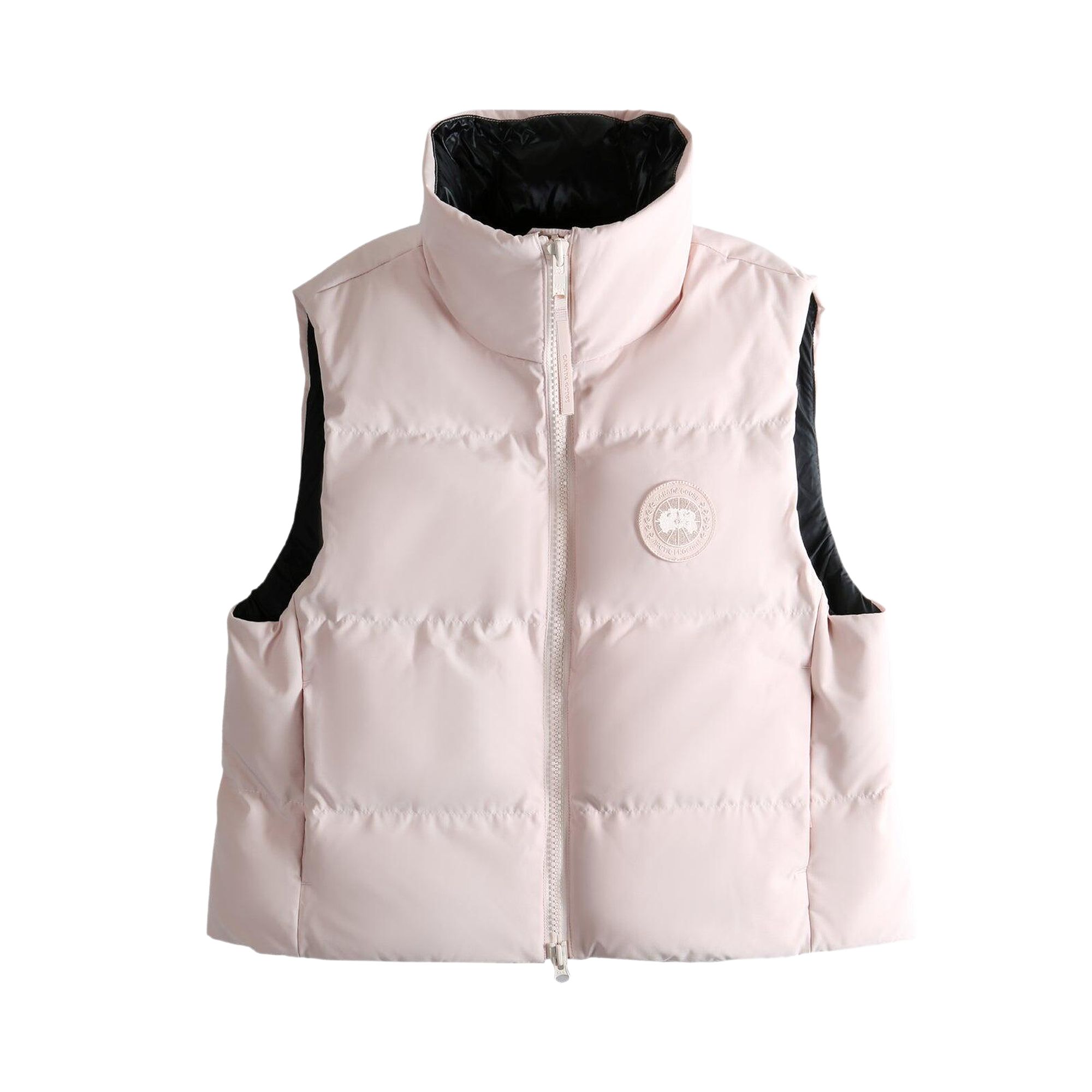 Pre-owned Canada Goose Grandview Cropped Vest 'vintage Rose' | Pink | Women's Size M