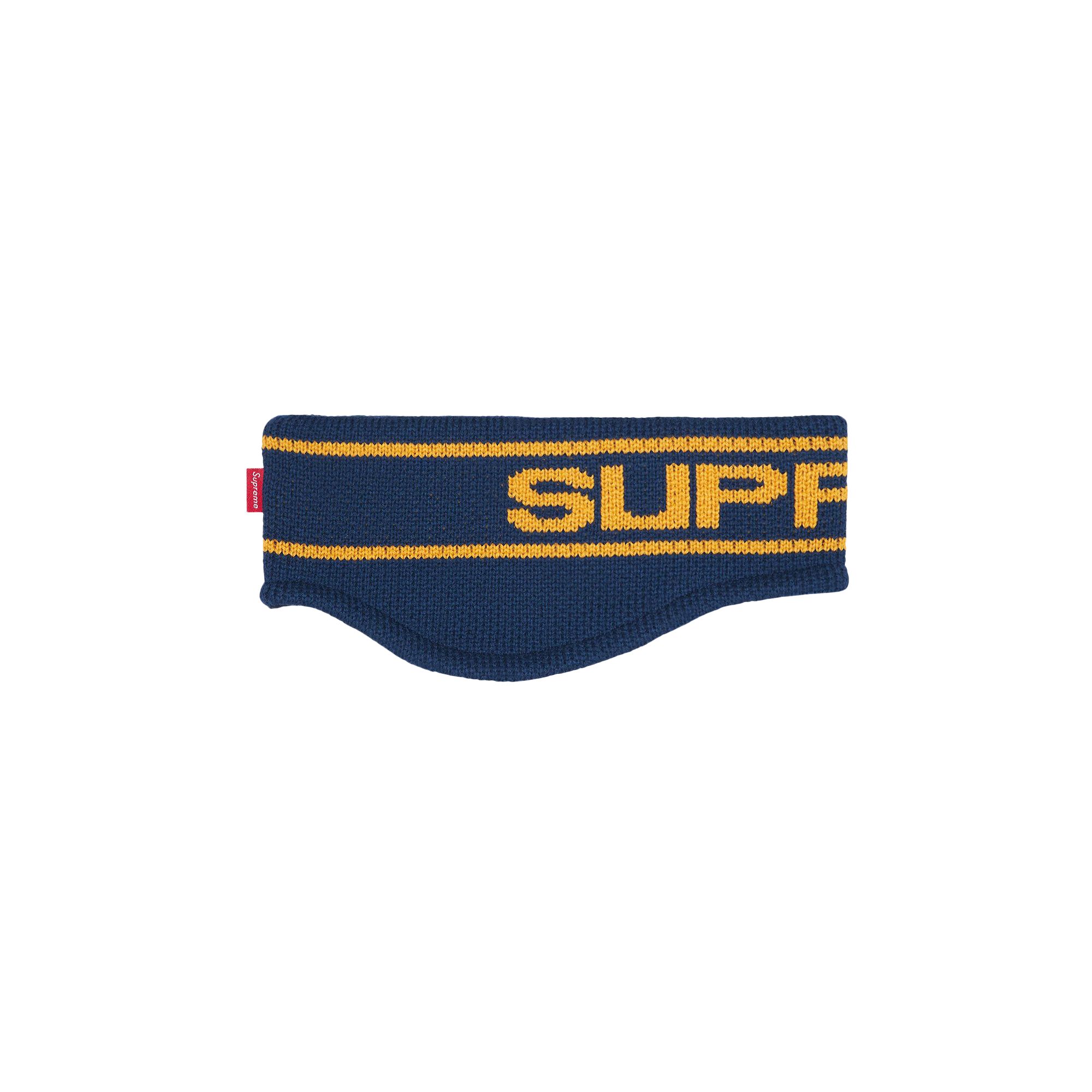 Pre-owned Supreme Contrast Logo Headband 'navy' | Blue | Men's Size Onesize