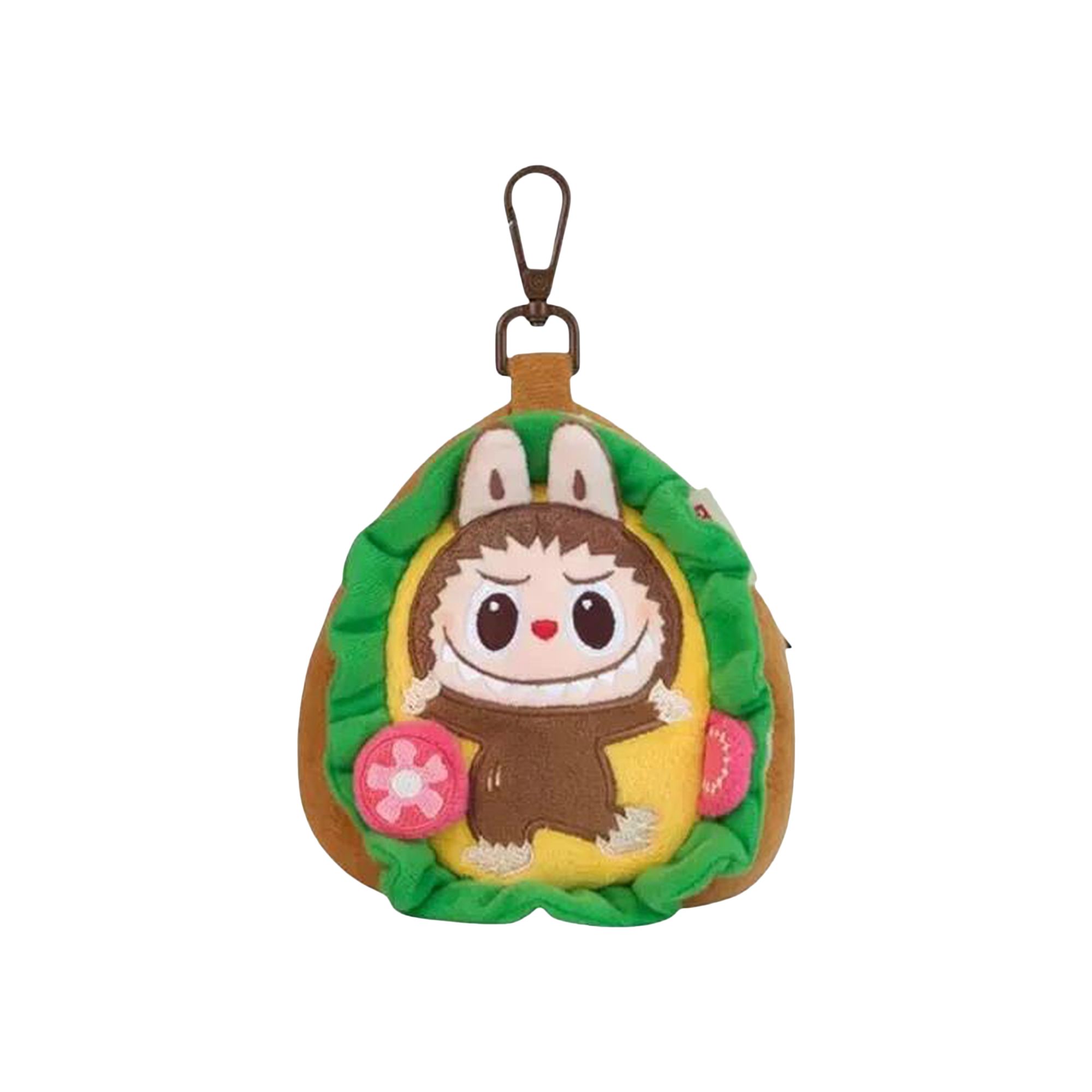 Pre-owned Pop Mart Labubu The Monsters Wacky Mart Series Mini Bag Figure 'sandwich' | Green | Men's Size Onesi