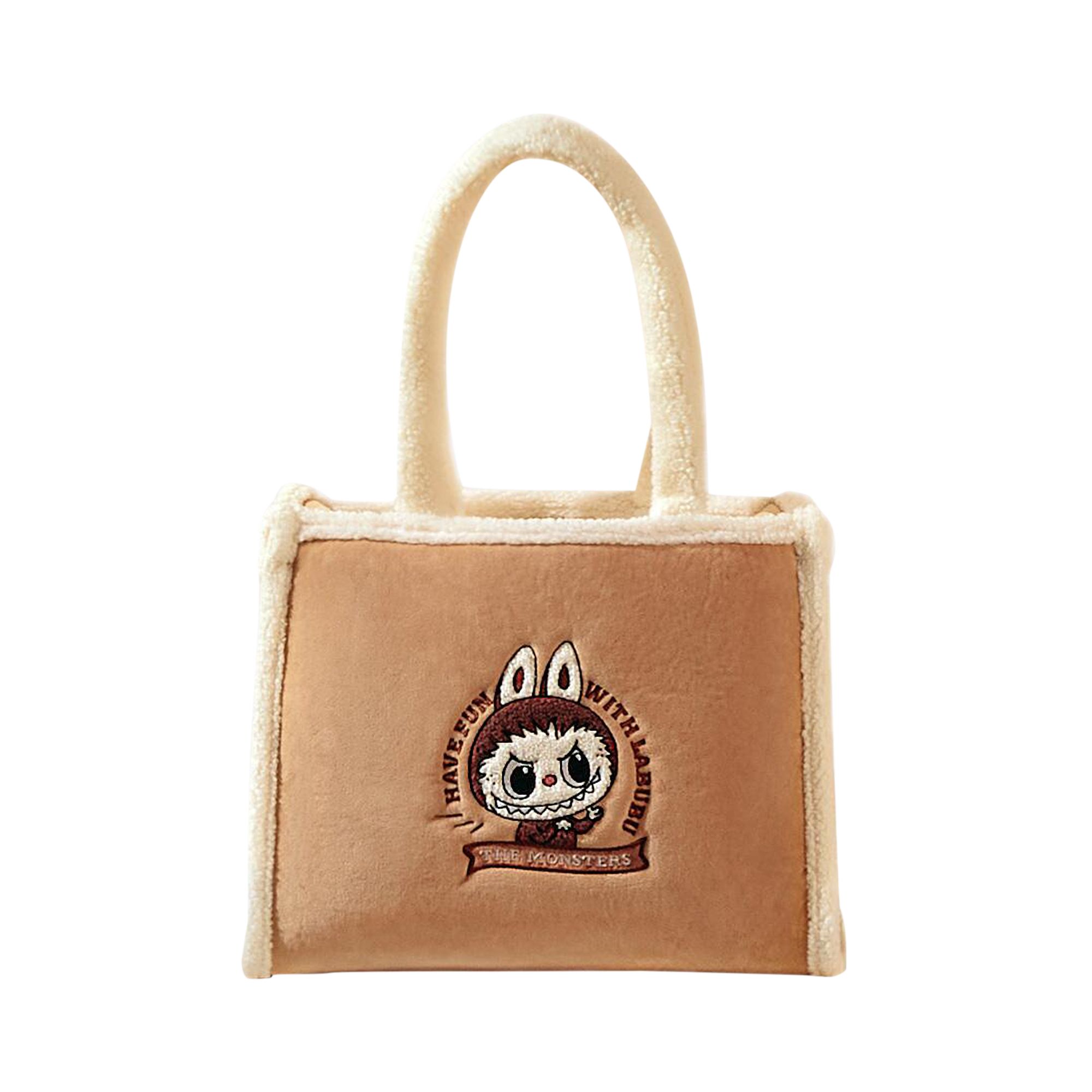 Pre-owned Pop Mart Labubu The Monsters Classic Bag Series Plush Tote Bag 'brown' | Men's Size Onesize