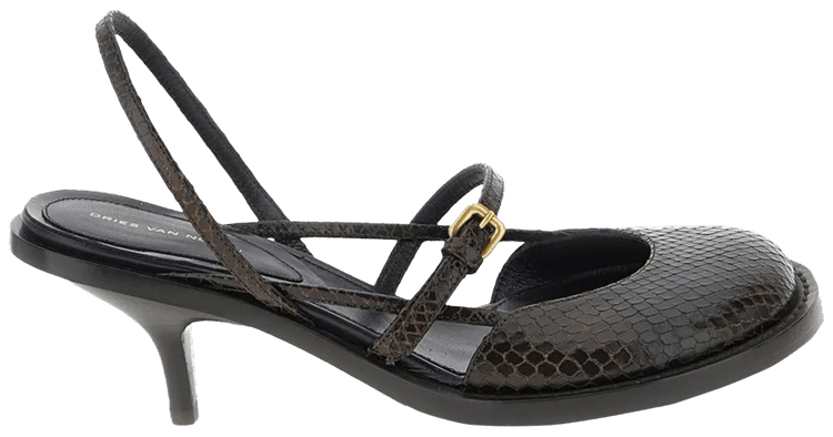 Dries Van Noten Wmns Buckle Sandal Dark Brown