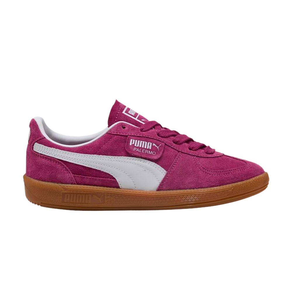 Pre-owned Puma Wmns Palermo 'berry Silver Mist' | Red | Women's Size 8.5