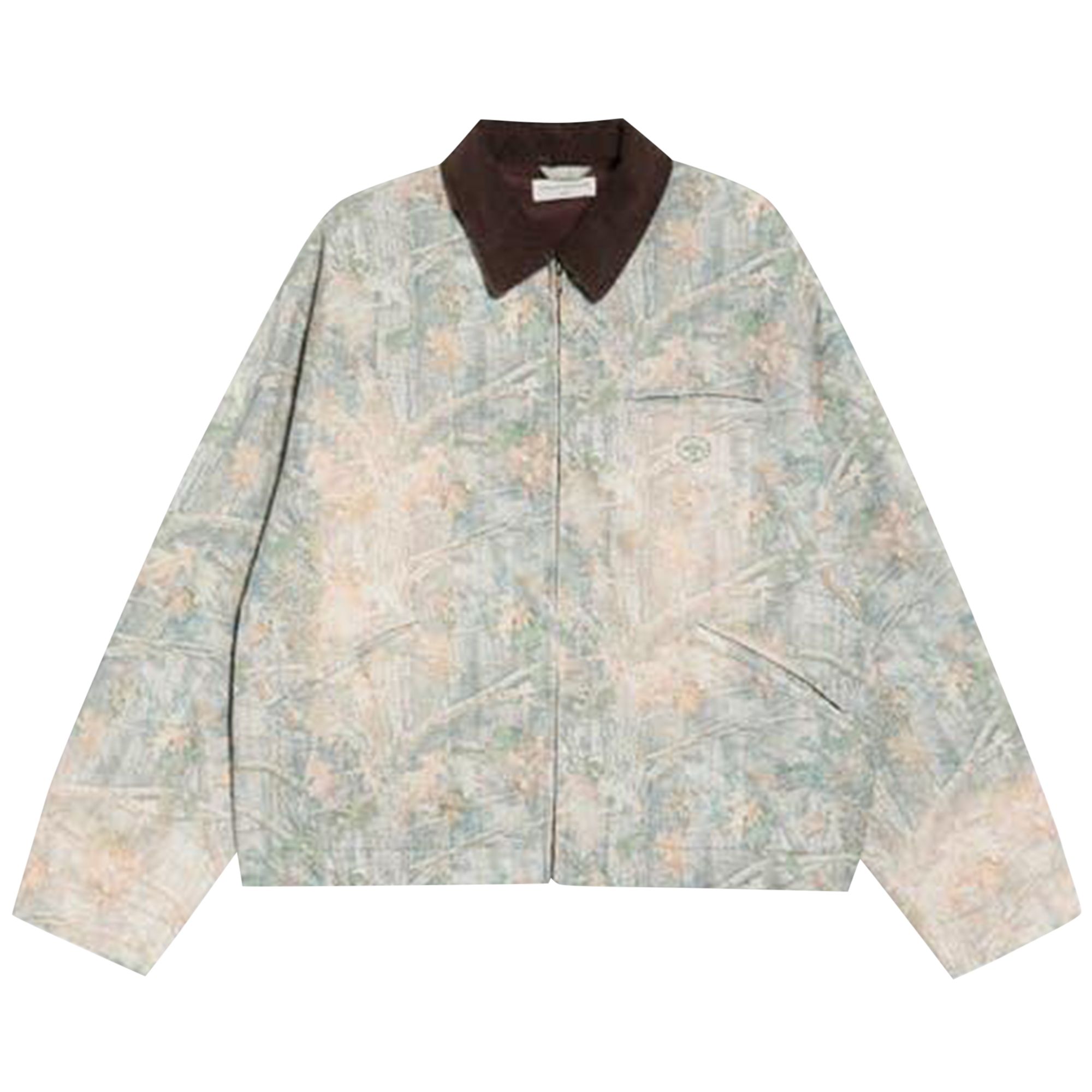 Pre-owned Museum Of Peace And Quiet Museum Of Peace & Quiet Utility Canvas Work Jacket 'camouflage' | Green | Men's Size M