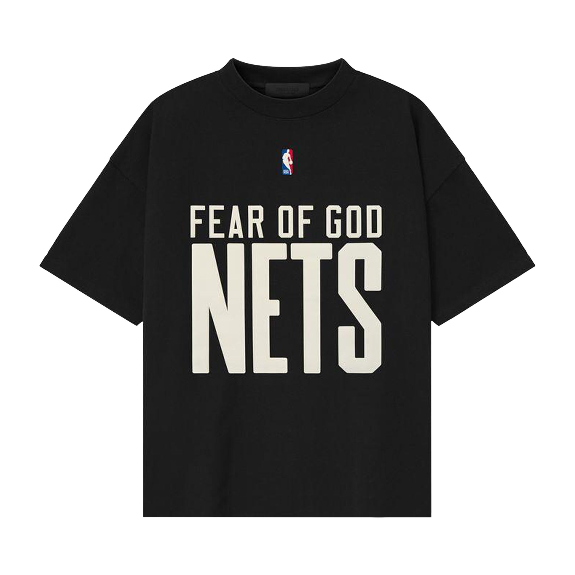 Click to view more detailed imagery on our partner's website Pre-owned Essentials Fear Of God Nets 90's Tee 'black' | Men's Size M