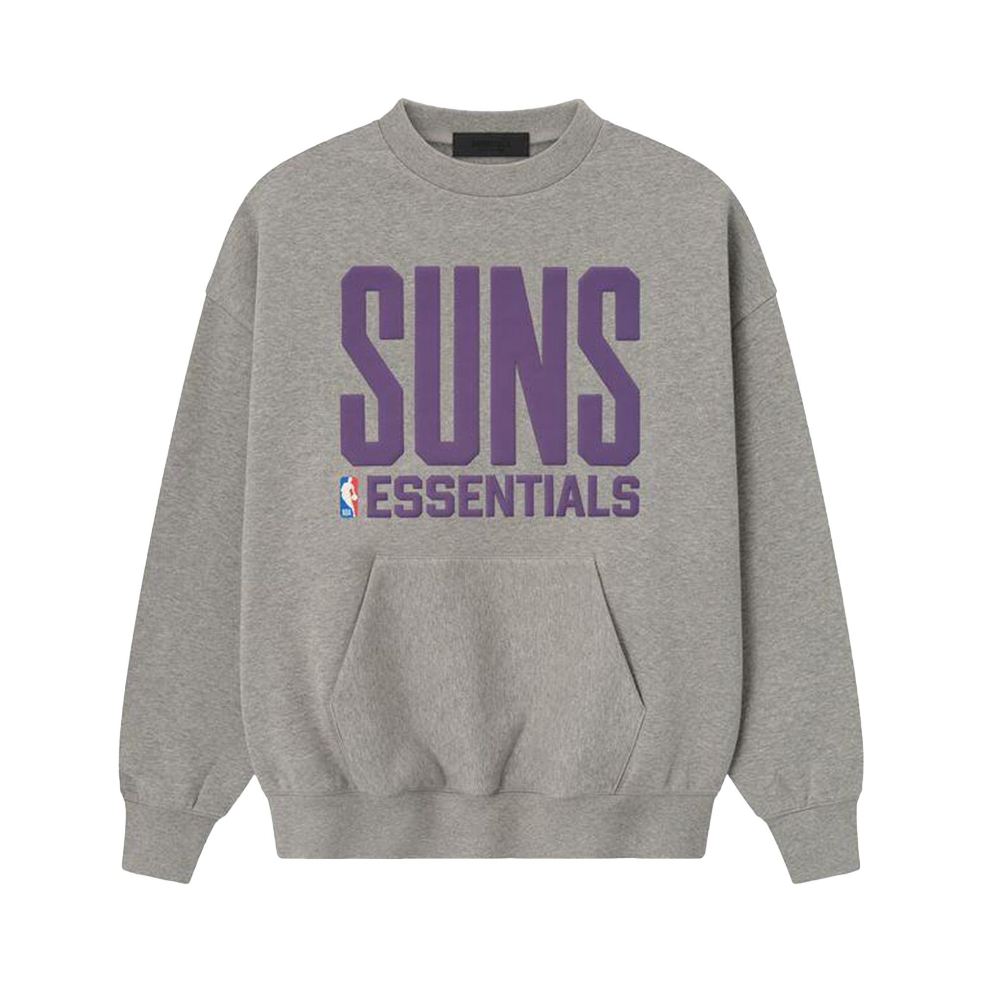 Pre-owned Essentials Fear Of God Suns Sport Crewneck 'warm Heather' | Grey | Men's Size L In Gray
