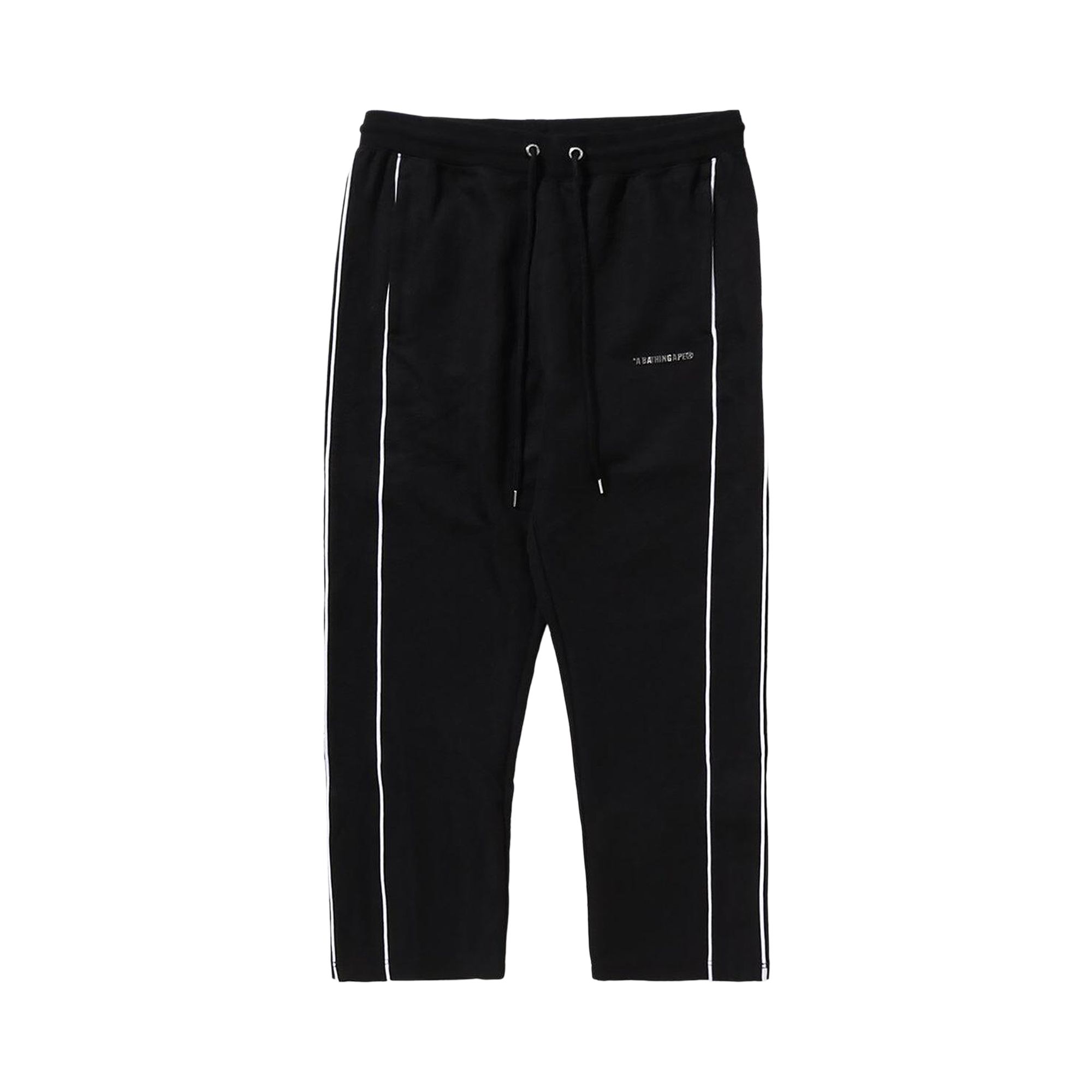 Pre-owned Bape Line Camo Jacquard Metal Logo Relaxed Fit Track Sweatpants 'black' | Men's Size S