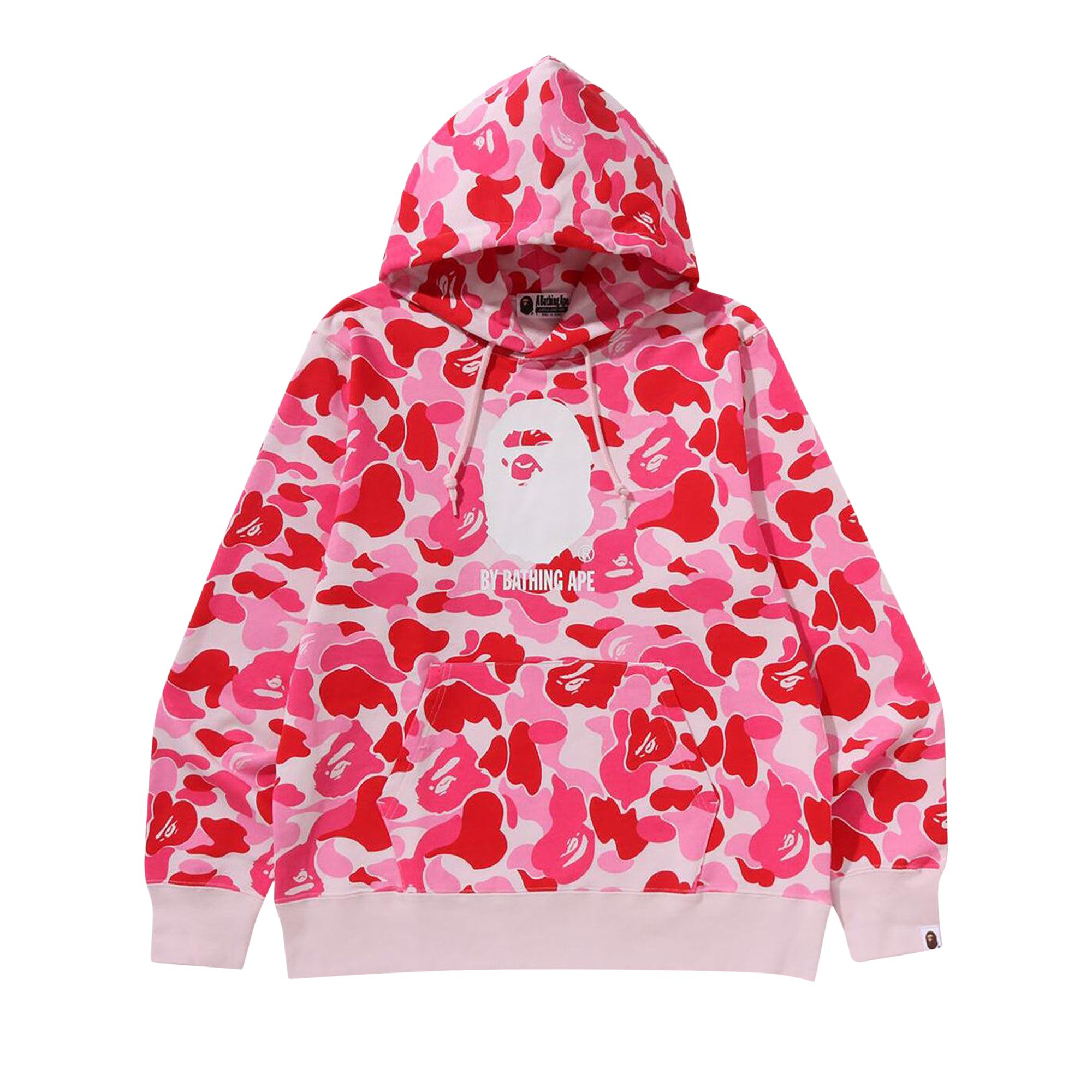 Pre-owned Bape Abc Camo By Bathing Ape Pullover Hoodie 'pink' | Men's Size Xl