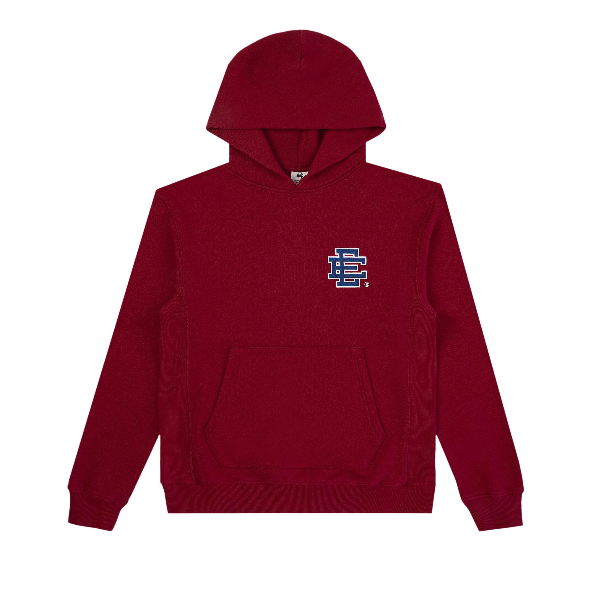Pre-owned Eric Emanuel Ee Phillies Hoodie 'maroon/blue' | Red | Men's Size Xl