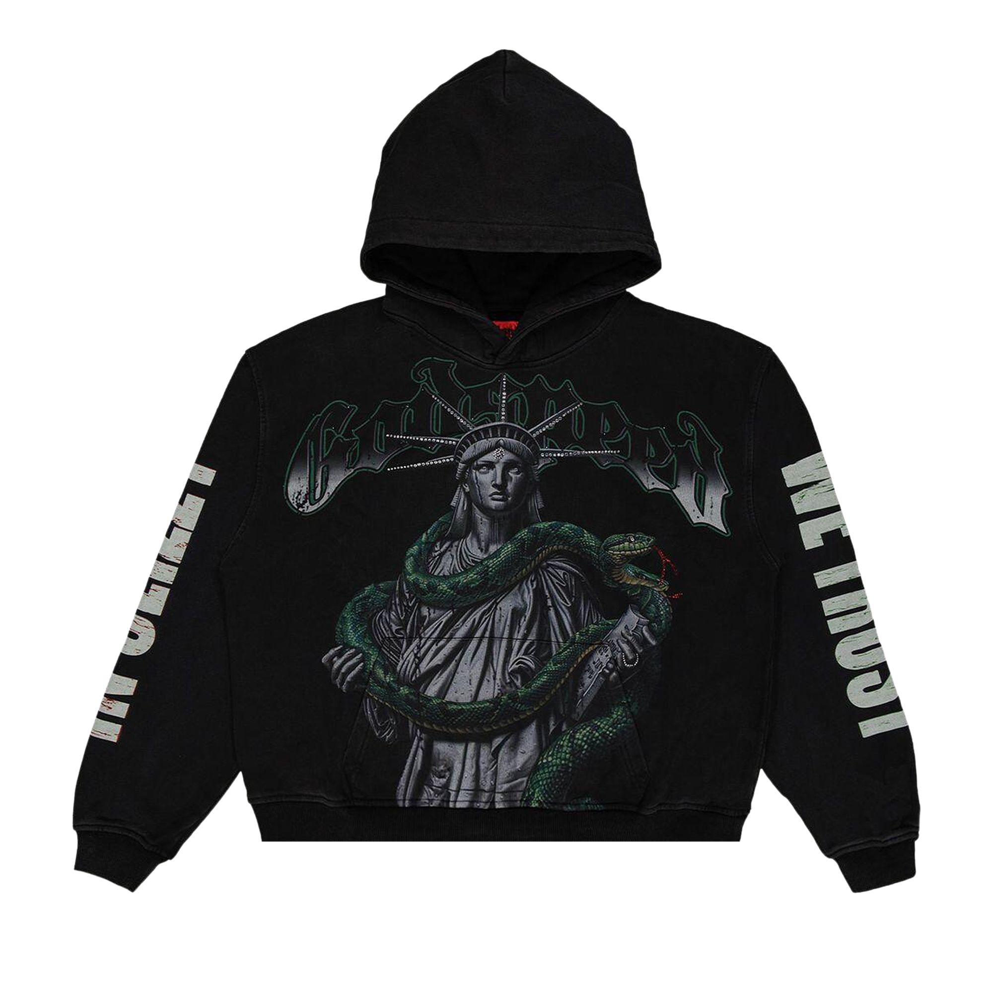 Pre-owned Godspeed Top 5 Slizzy Vvs Hoodie 'black Wash' | Men's Size Xl