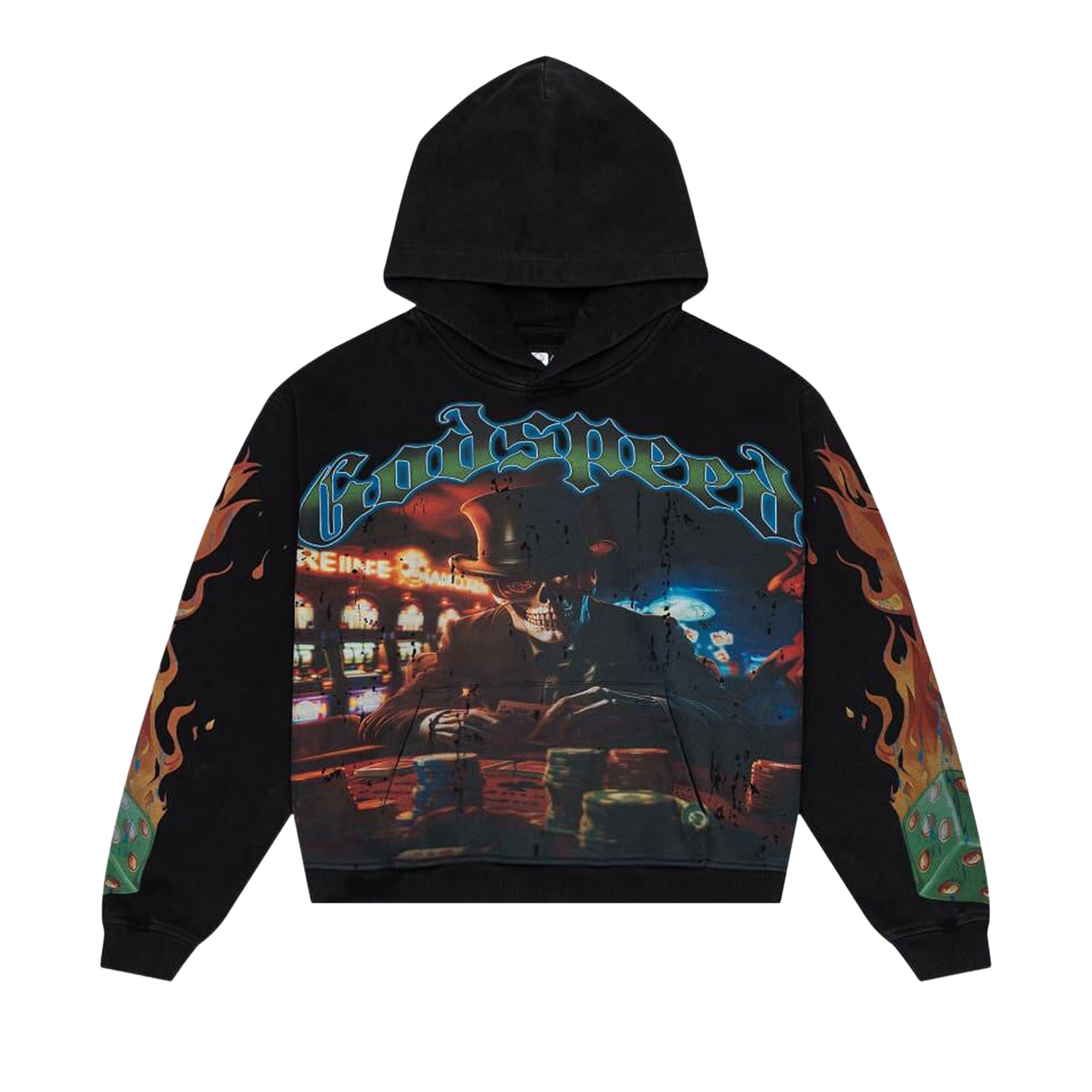 Pre-owned Godspeed L.a.g Hoodie 'black Wash' | Men's Size Xl