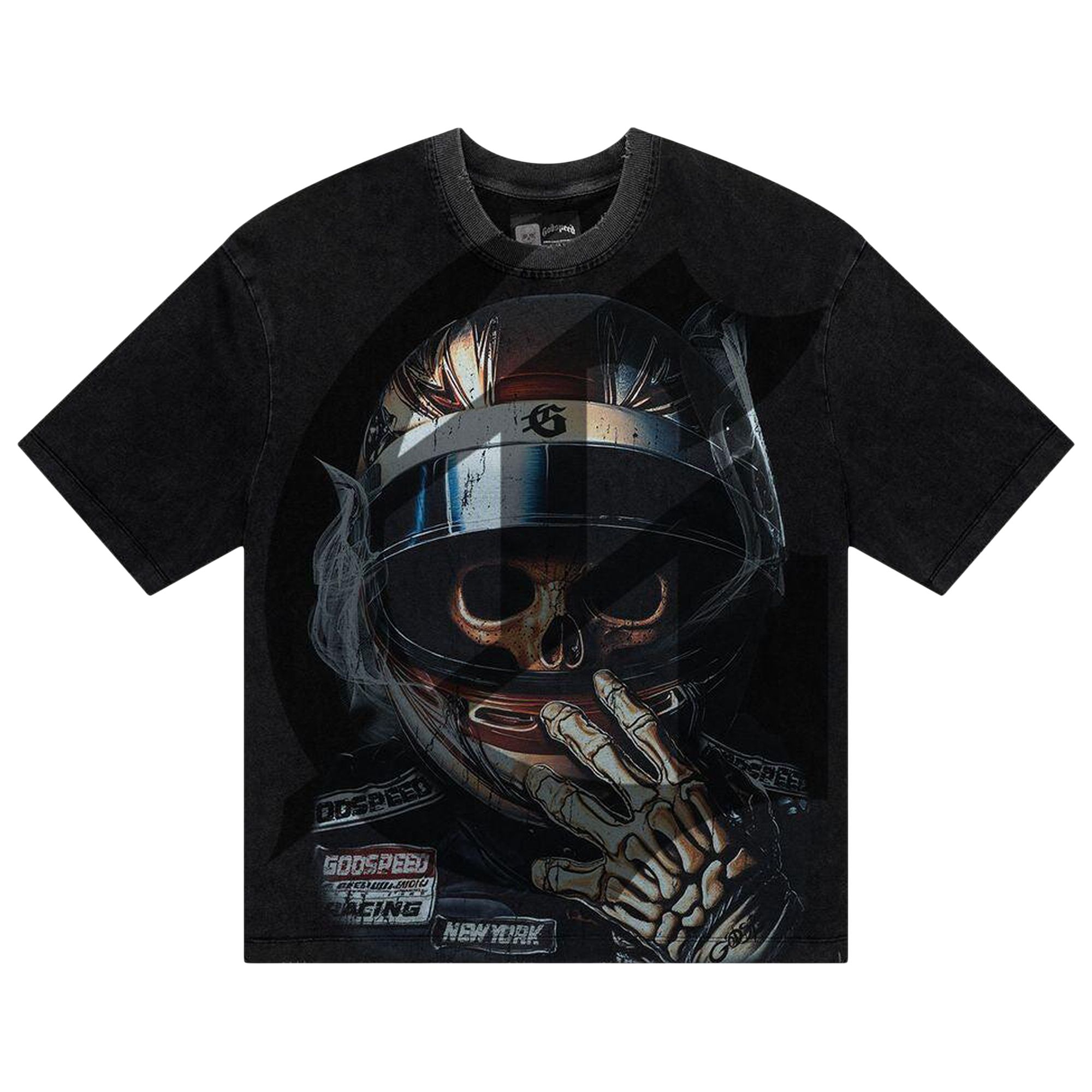 Pre-owned Godspeed F1 World Cup T-shirt 'black Wash' | Men's Size S