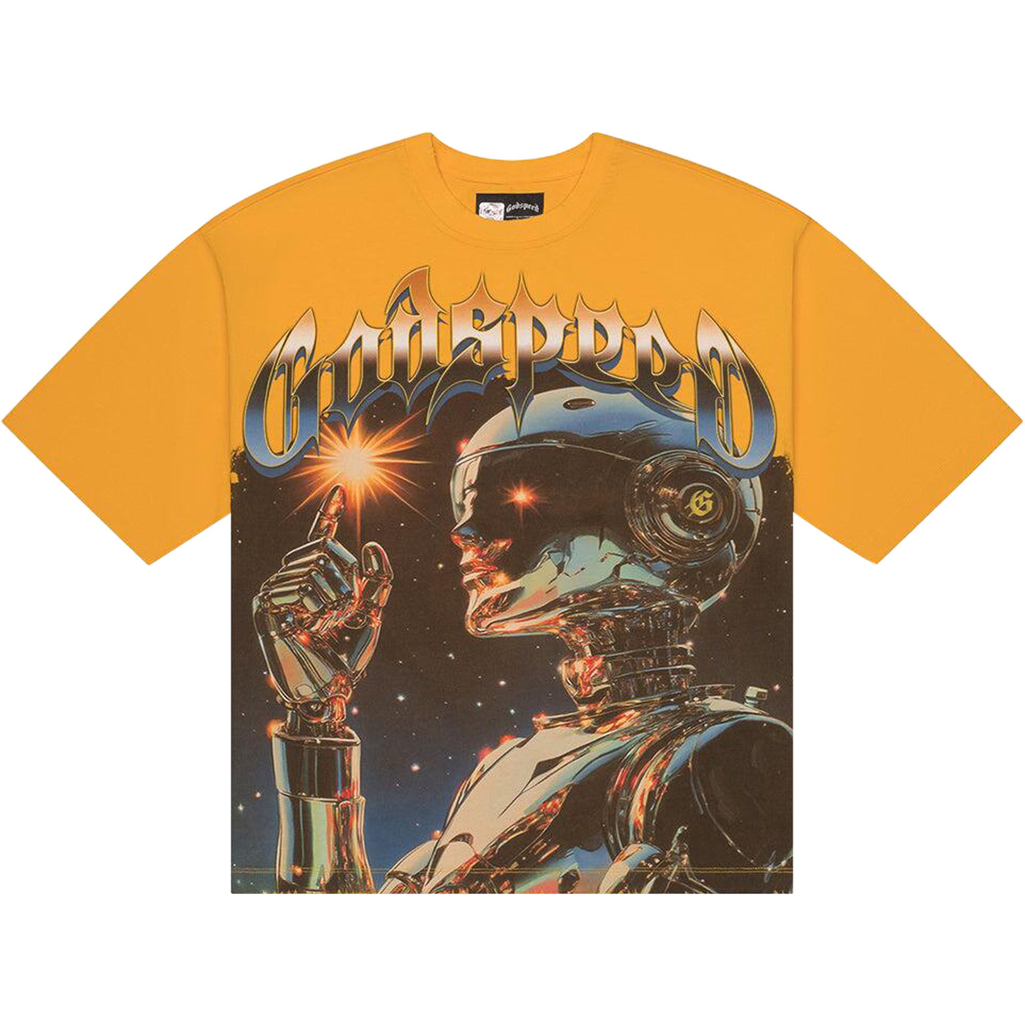 Pre-owned Godspeed Sputnik T-shirt 'yellow' | Men's Size Xl