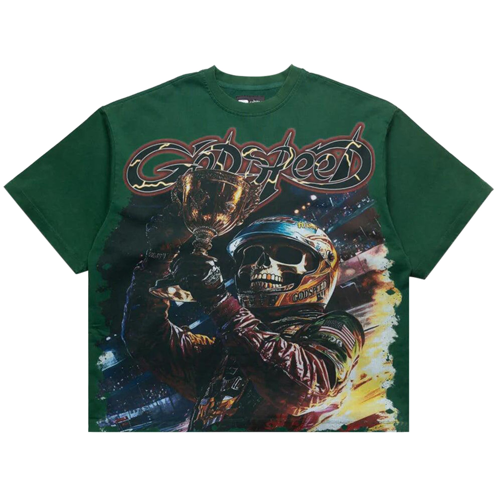 Pre-owned Godspeed Podium Dreams T-shirt 'green' | Men's Size M