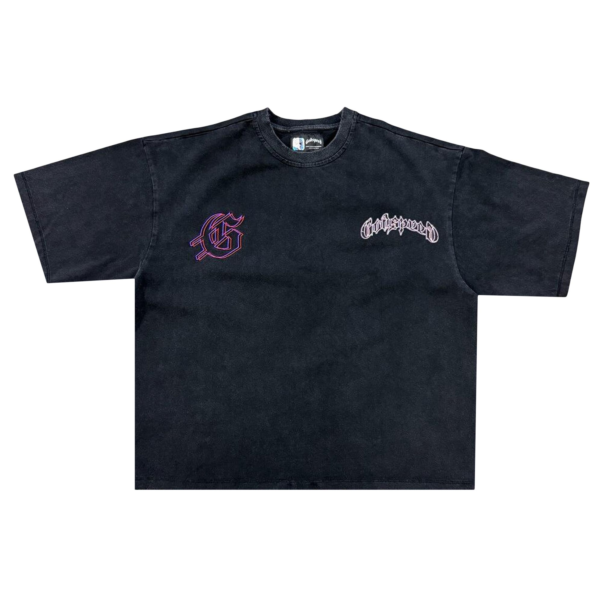 Pre-owned Godspeed Gspd Run Club T-shirt 'black' | Men's Size Xl