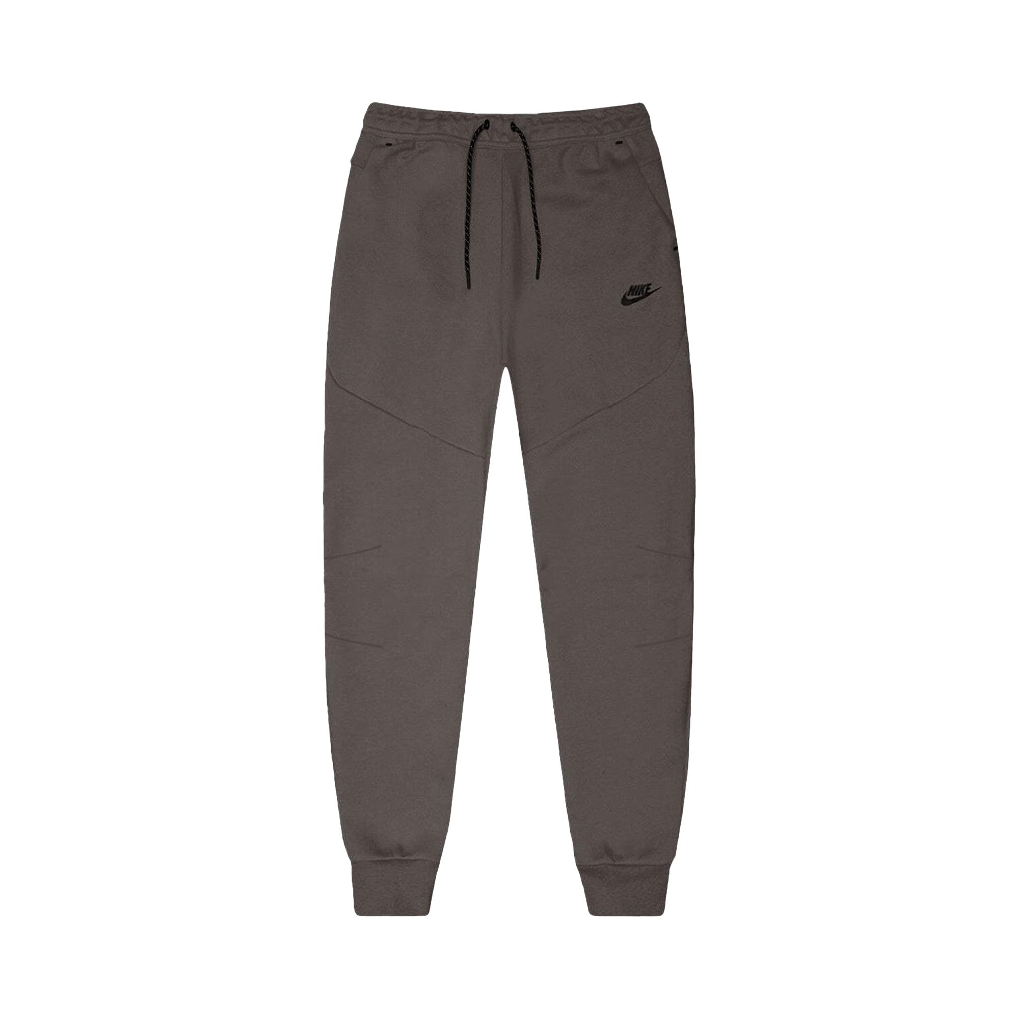 Pre-owned Nike Tech Fleece Joggers 'cave Stone/black' | Grey | Men's Size M In Gray