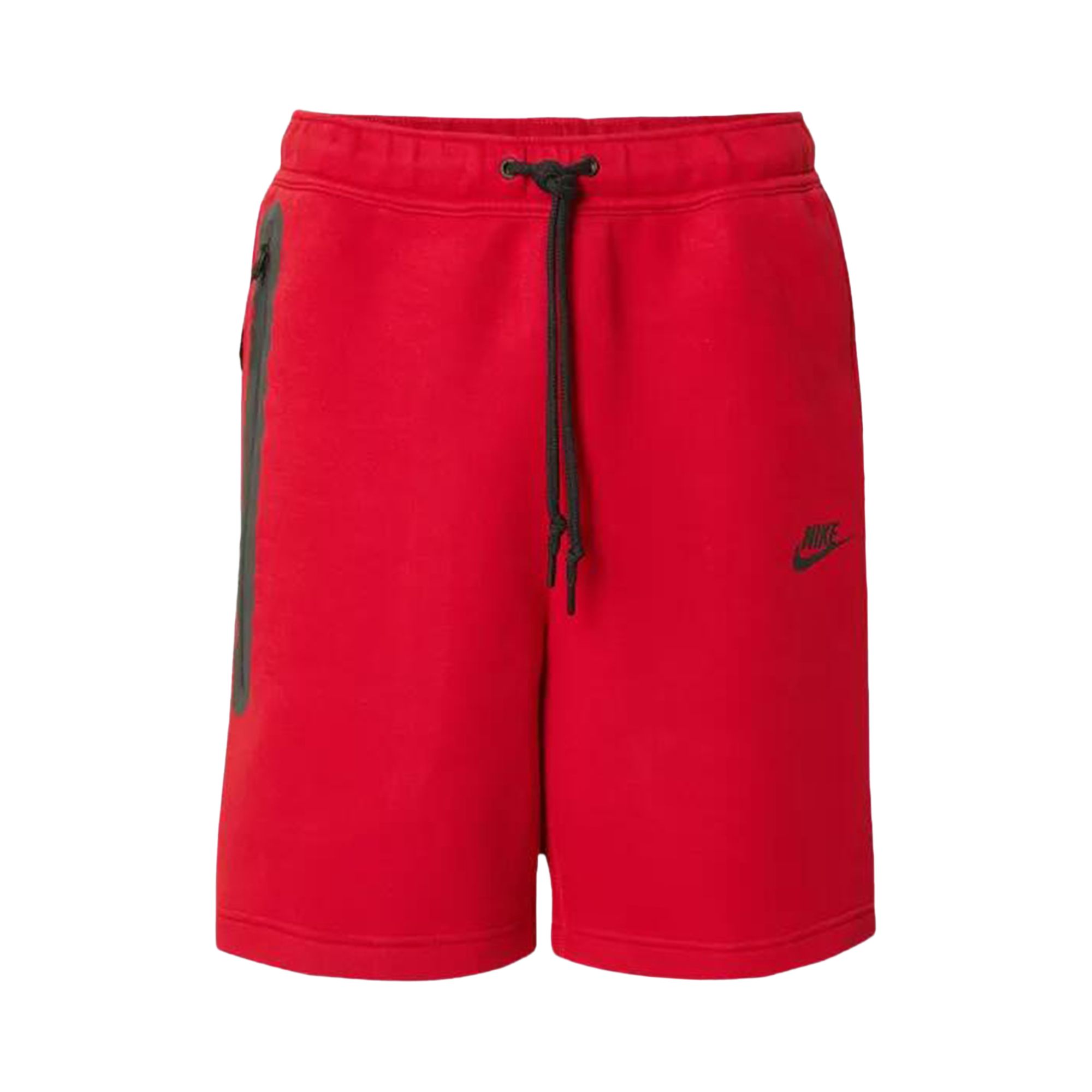 Pre-owned Nike Sportswear Tech Fleece Shorts 'university Red/black' | Men's Size M
