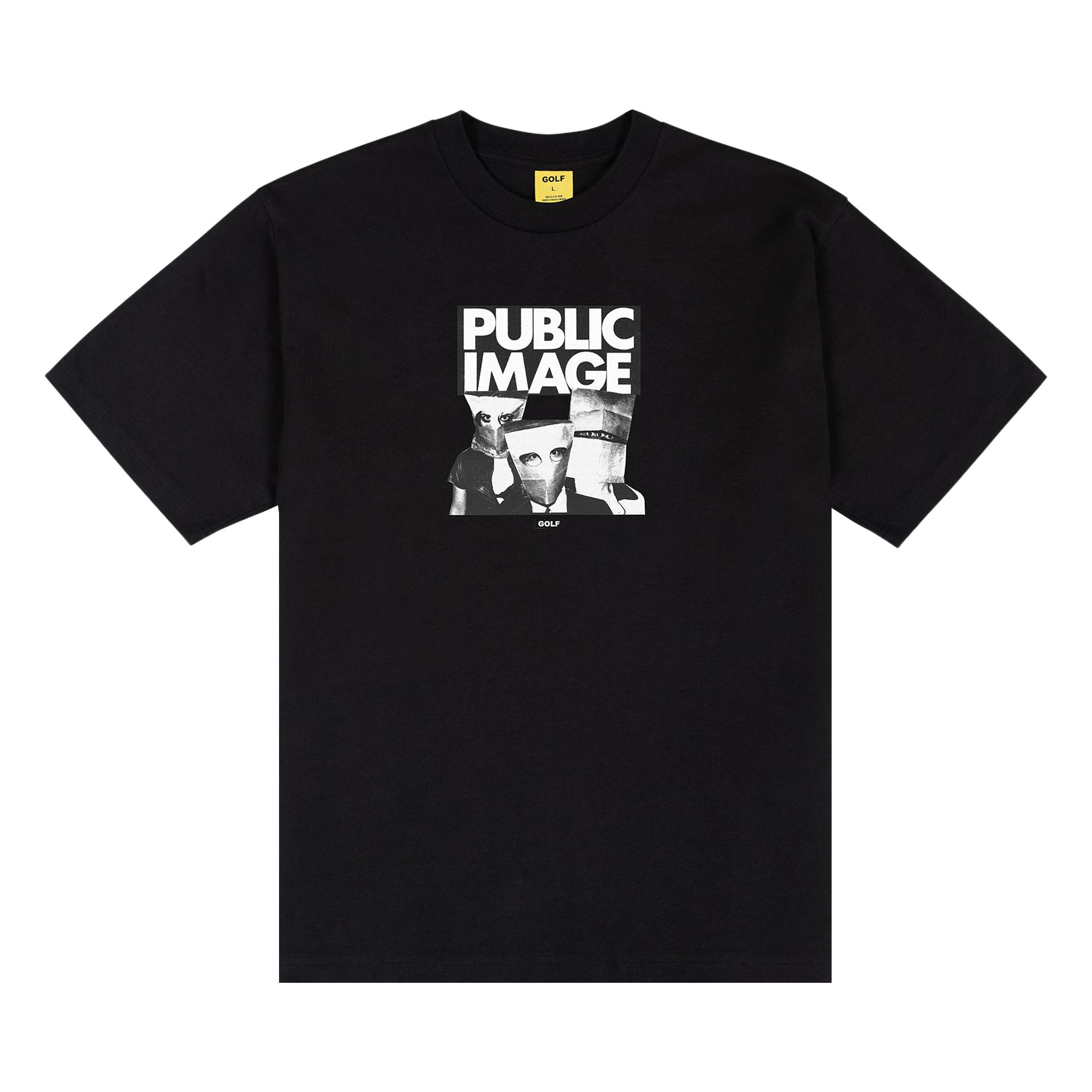 Pre-owned Golf Wang Public Image Tee 'black' | Men's Size Xl