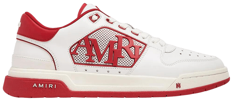 Amiri Classic Low White Red