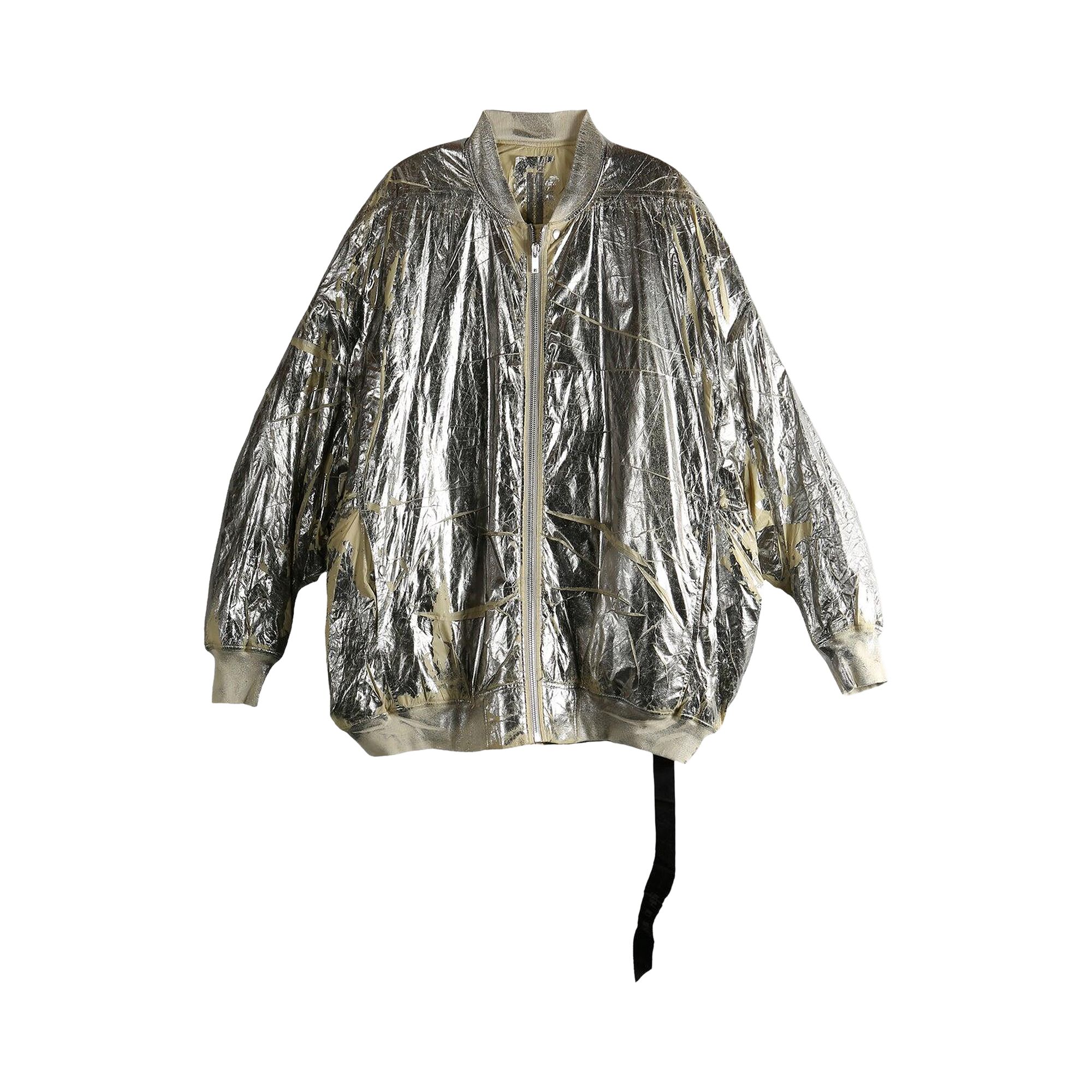 Pre-owned Rick Owens Drkshdw Bomber Imbottito Jumbo Peter Flight Jacket 'palladium' | Tan | Men's Size M In Brown