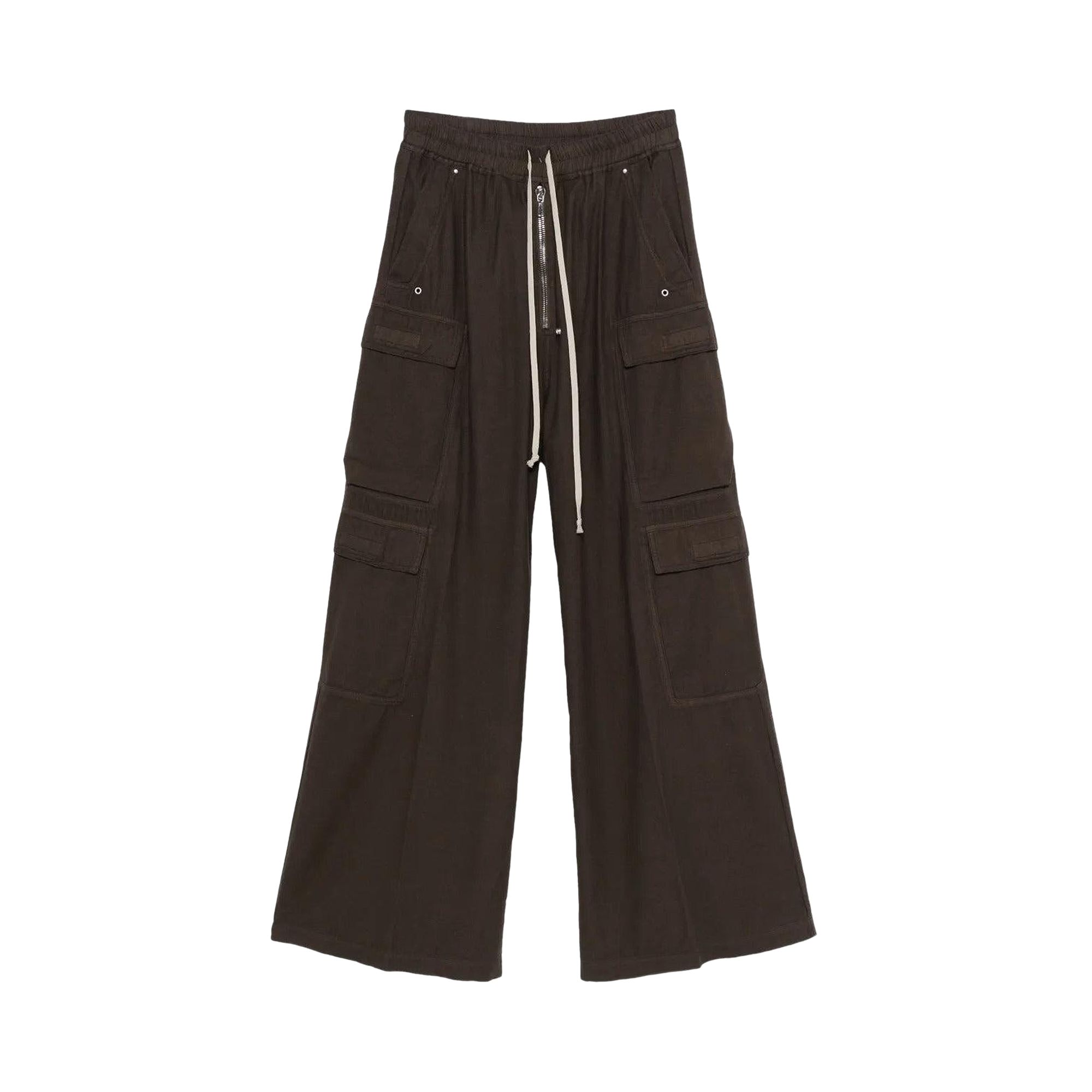 Pre-owned Rick Owens Drkshdw Twill Double Cargo Jumbo Belas 'dark Dust' | Brown | Men's Size Xs