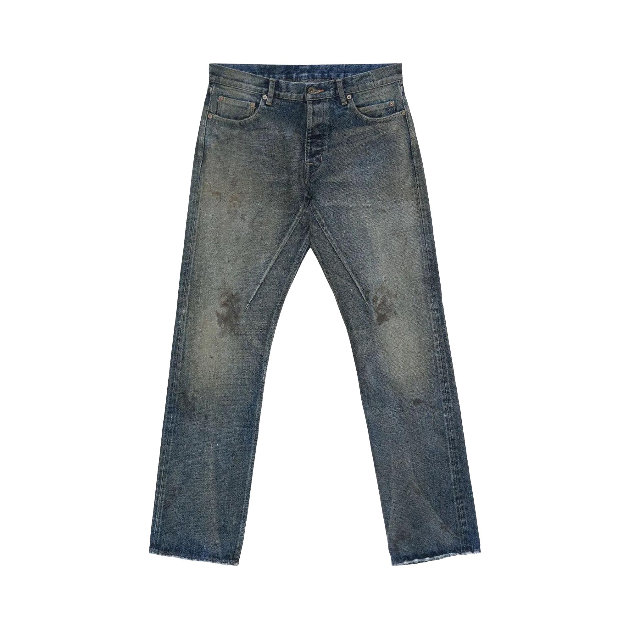Pre-owned Rick Owens Drkshdw Kurdt Pants 'vintage Indigo' | Blue | Men's Size 34
