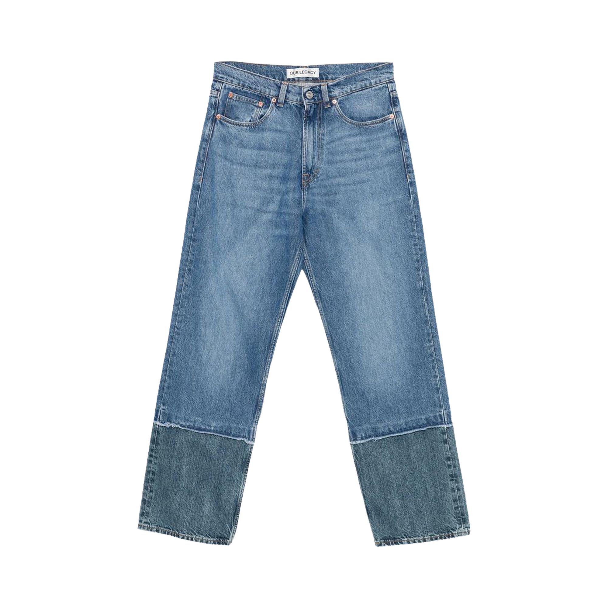Pre-owned Our Legacy Third Cut Pant 'shelly Wash' | Blue | Men's Size 34